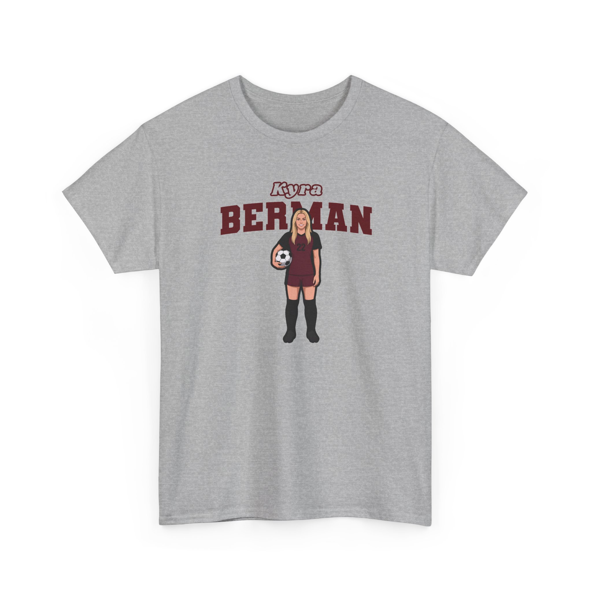 Tee — character_name_arch in Grey