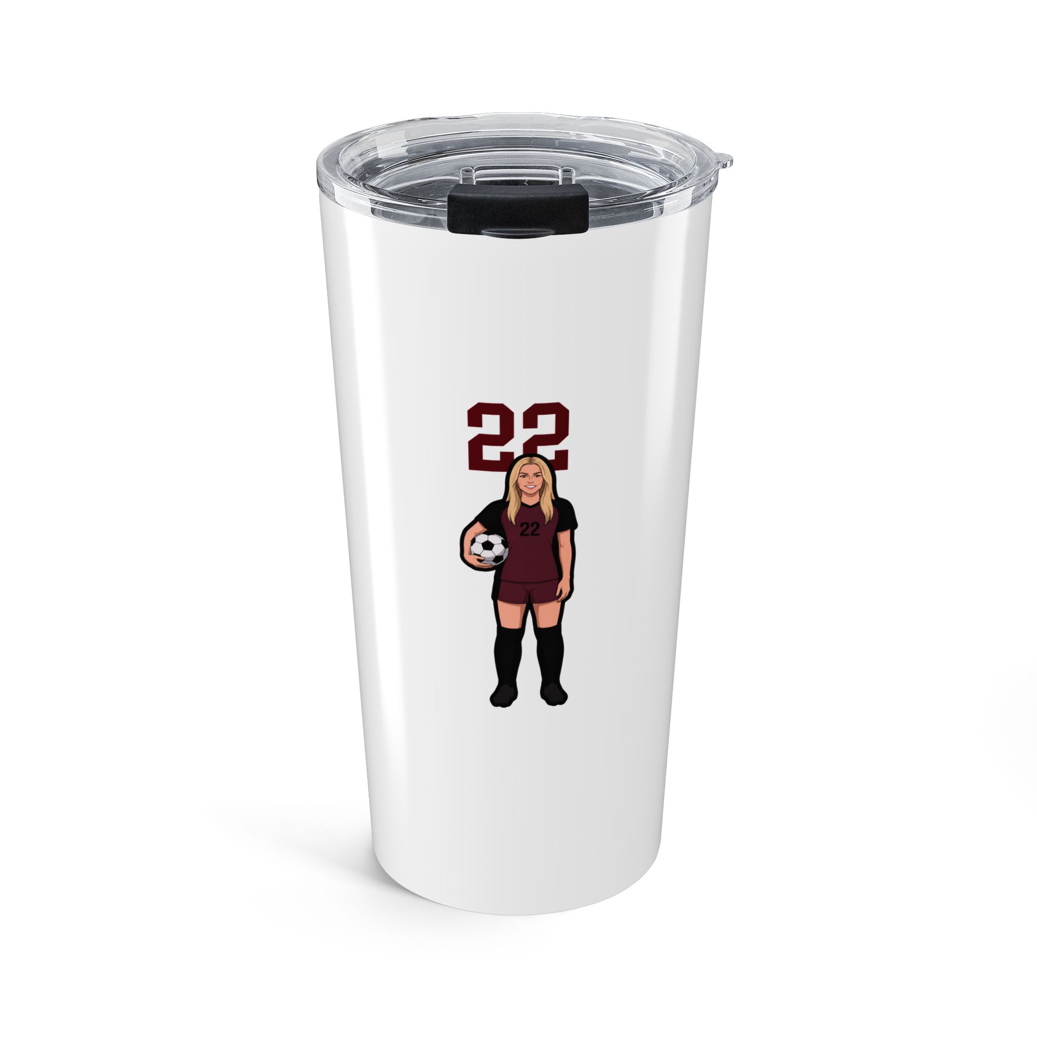 20oz Tumbler — character_number_top in Classic