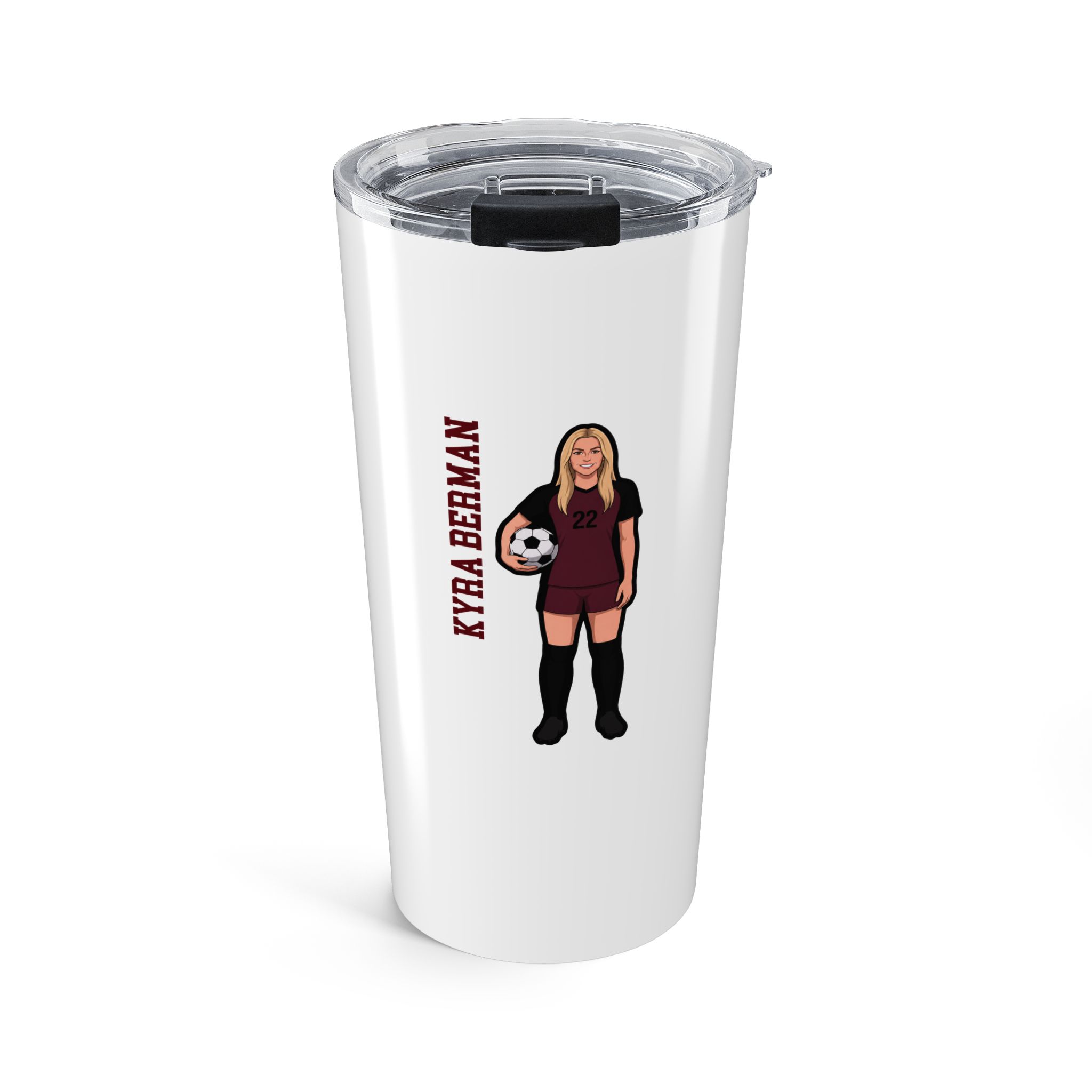 20oz Tumbler — character_name_vertical in Classic