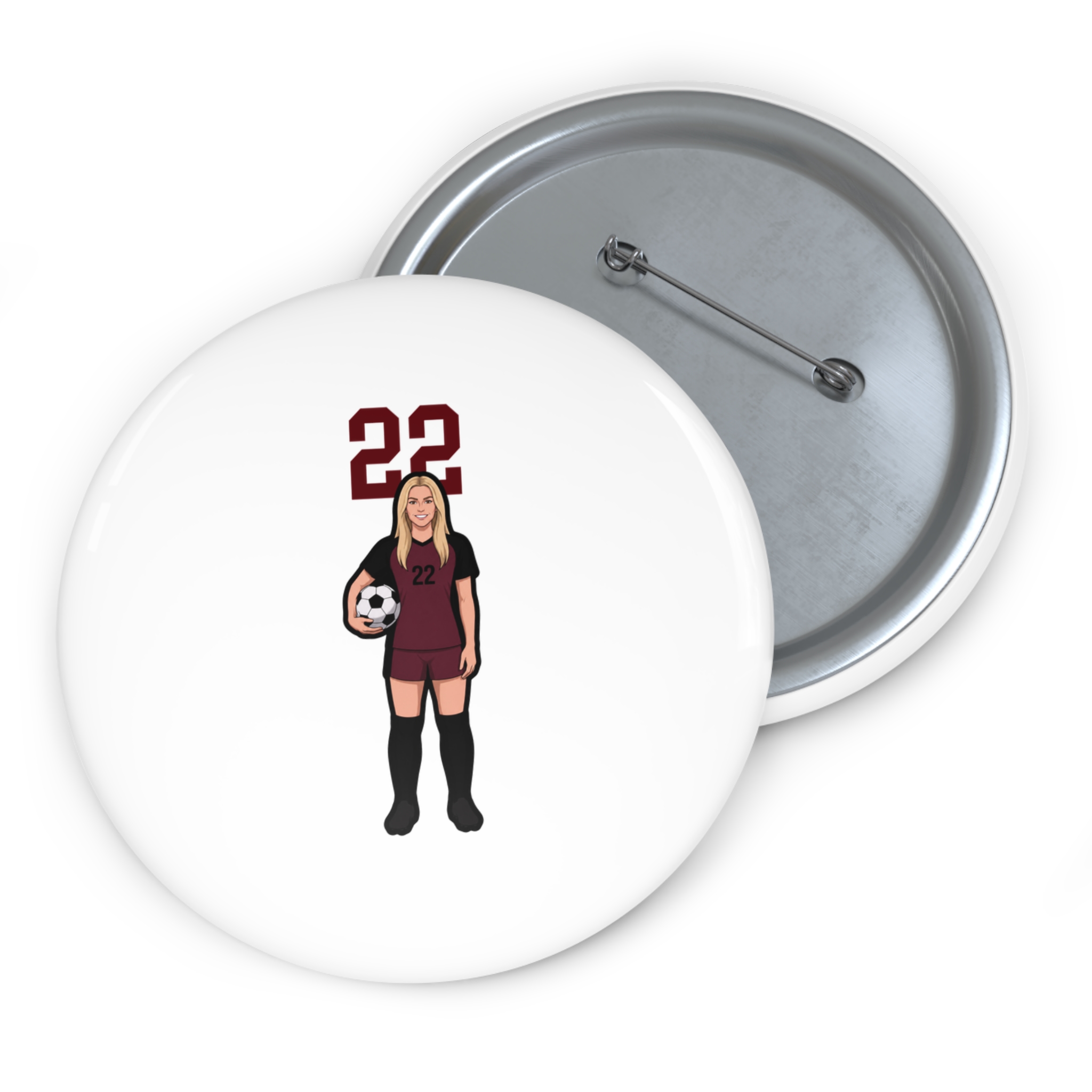 Game Day Pin — character_number_top in Classic