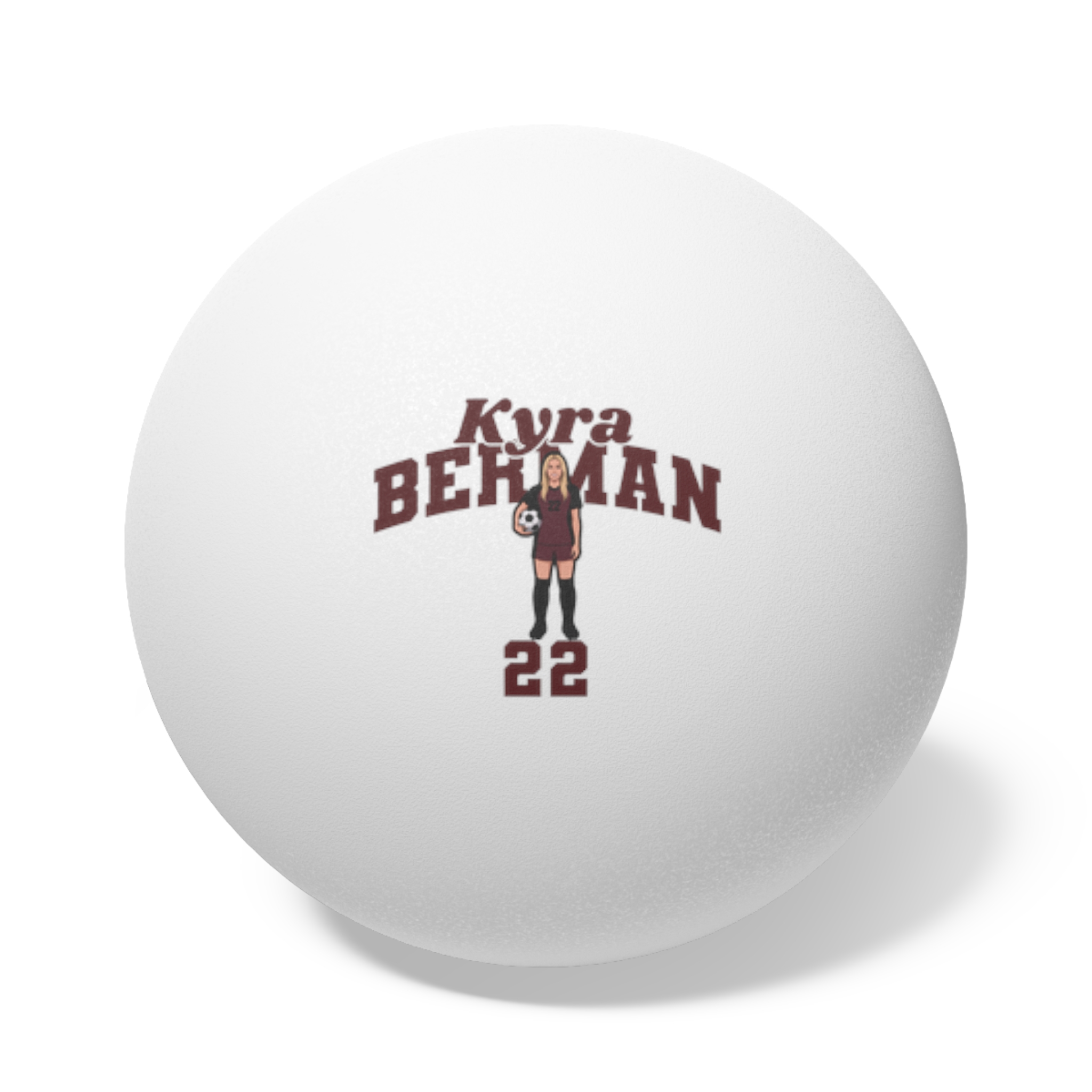 Ping Pong Balls, 6 pcs — character_signature_arch in White