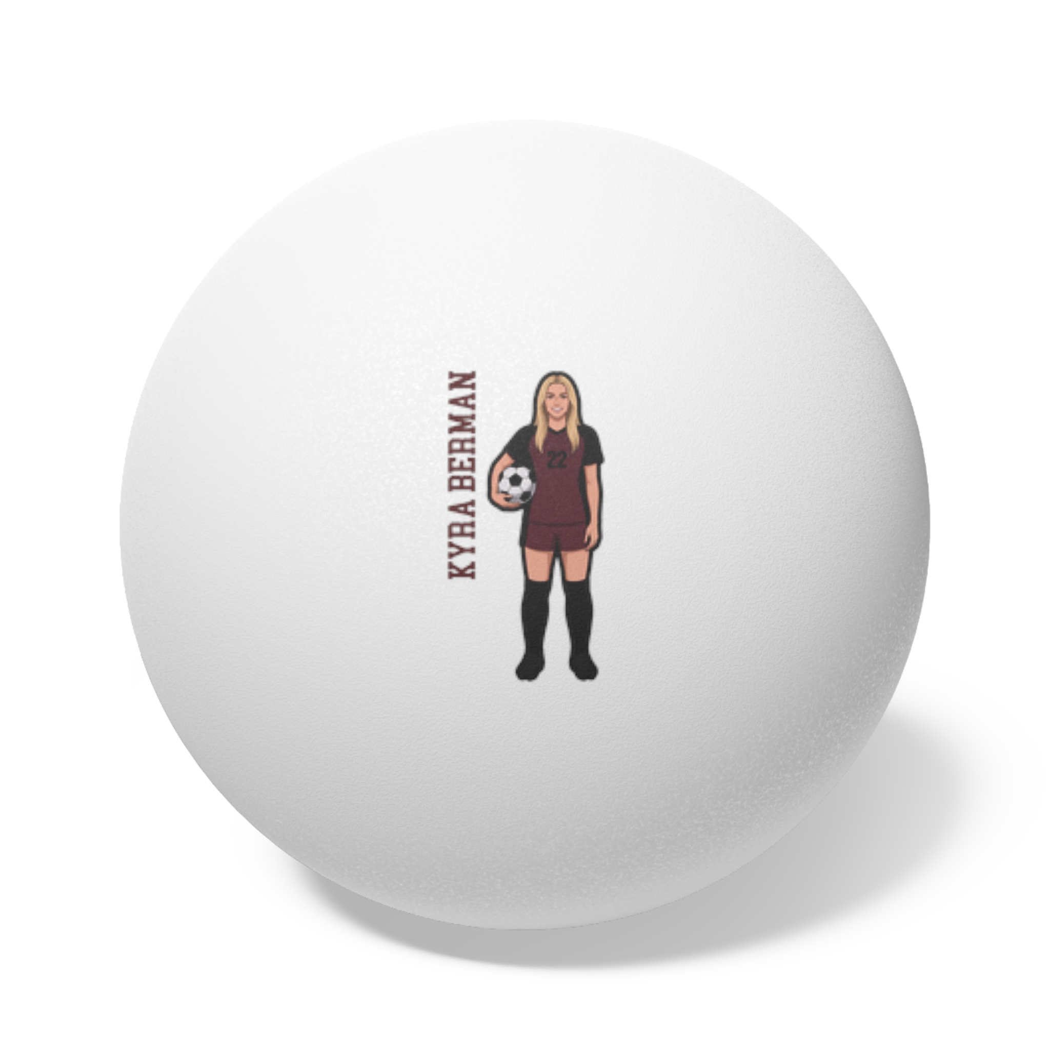 Ping Pong Balls, 6 pcs — character_name_vertical in White