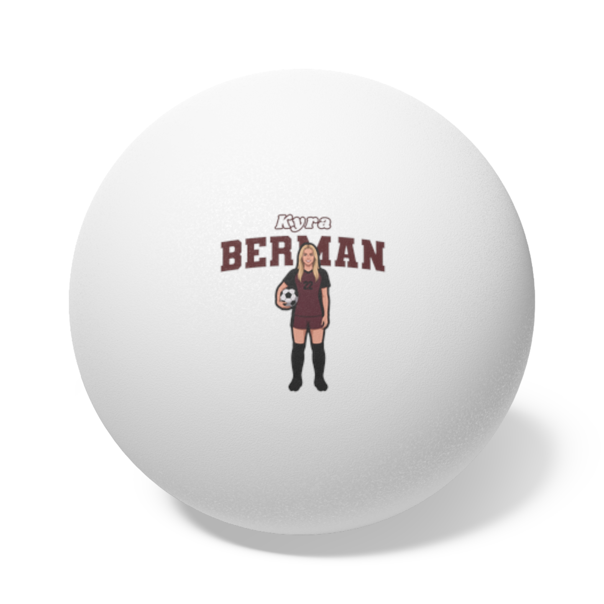 Ping Pong Balls, 6 pcs — character_name_arch in White