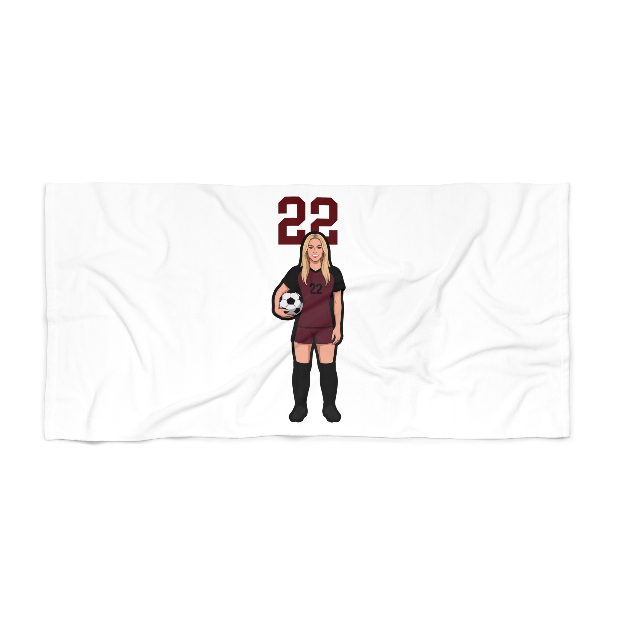 Beach Towel — character_number_top in Classic