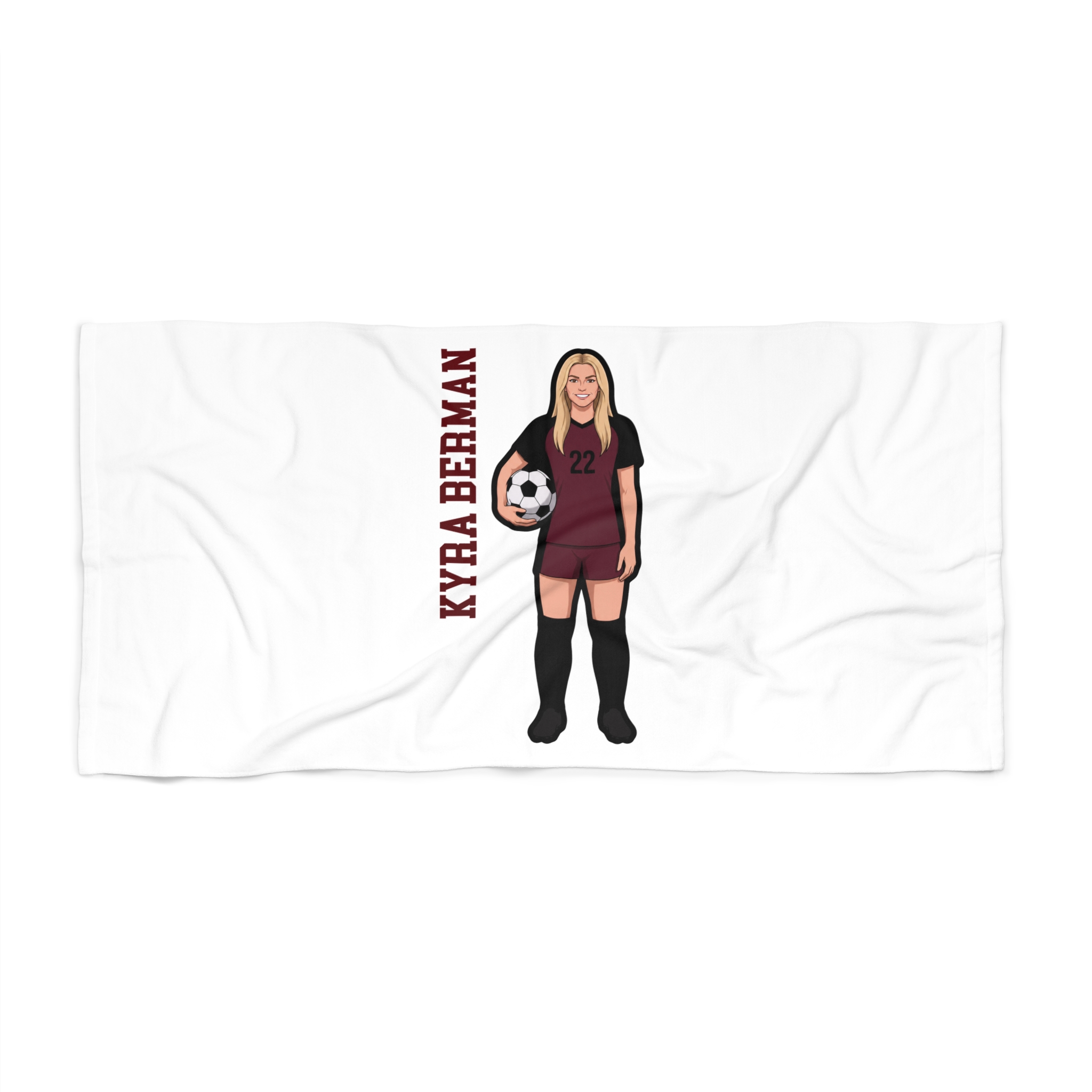 Beach Towel — character_name_vertical in Classic