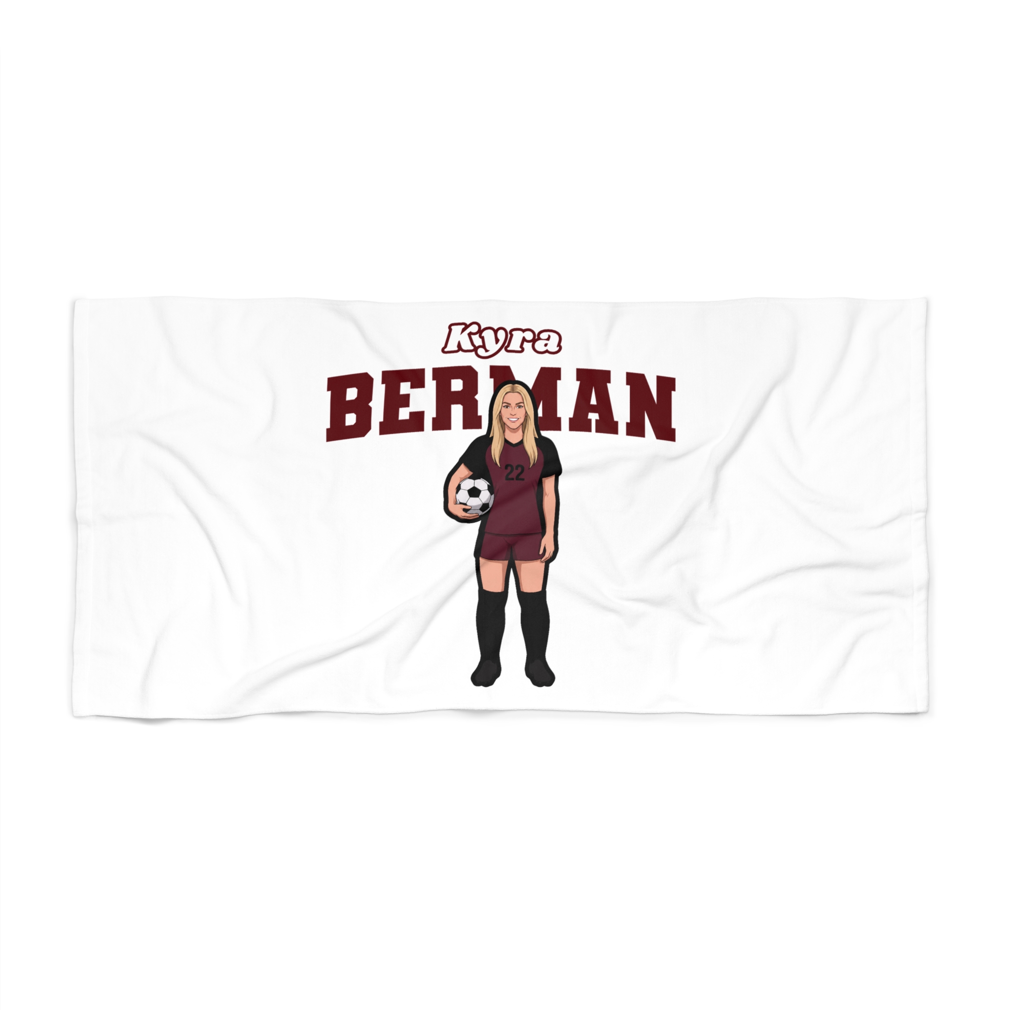 Beach Towel — character_name_arch in Classic