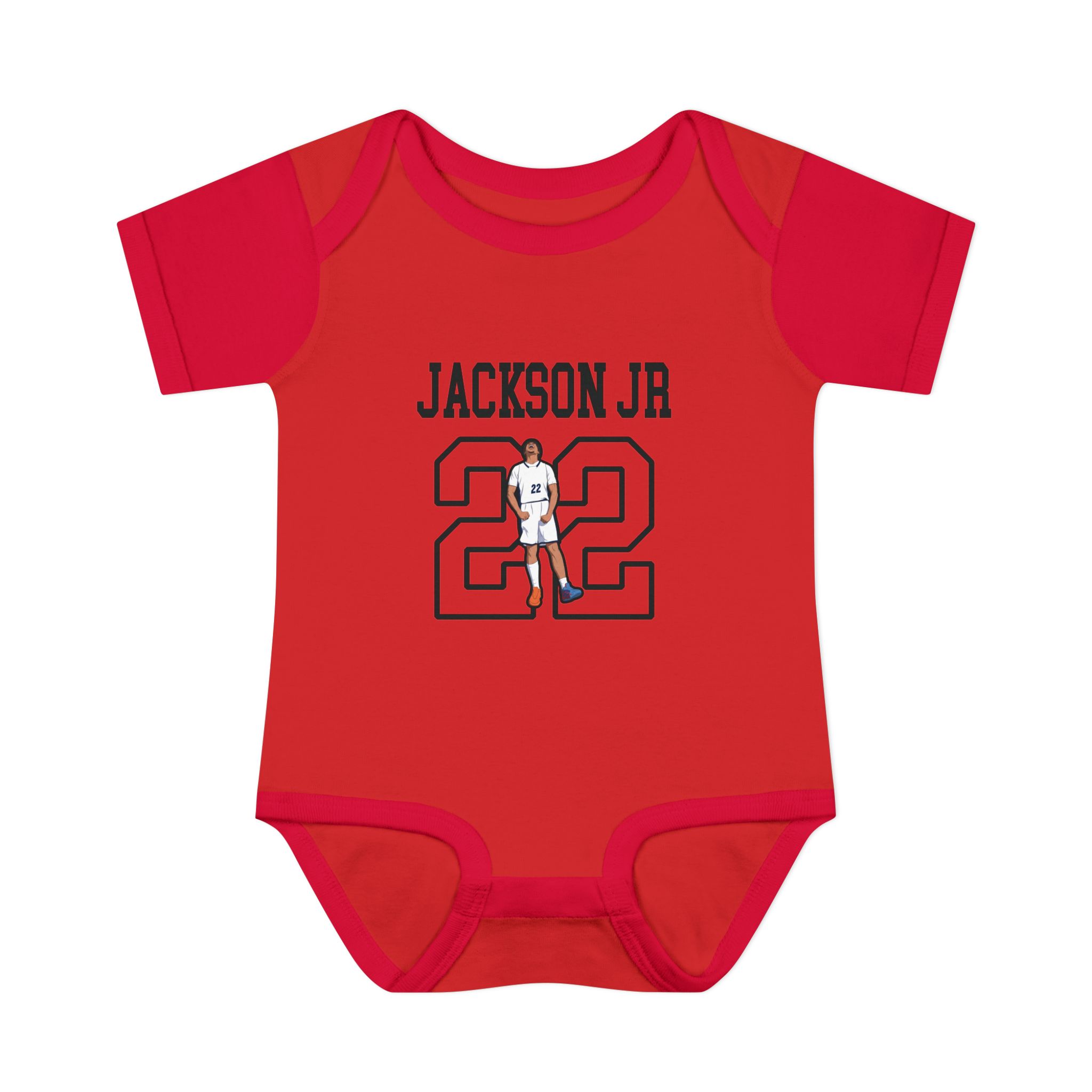 Baby Onesie — character_shirsey in Red