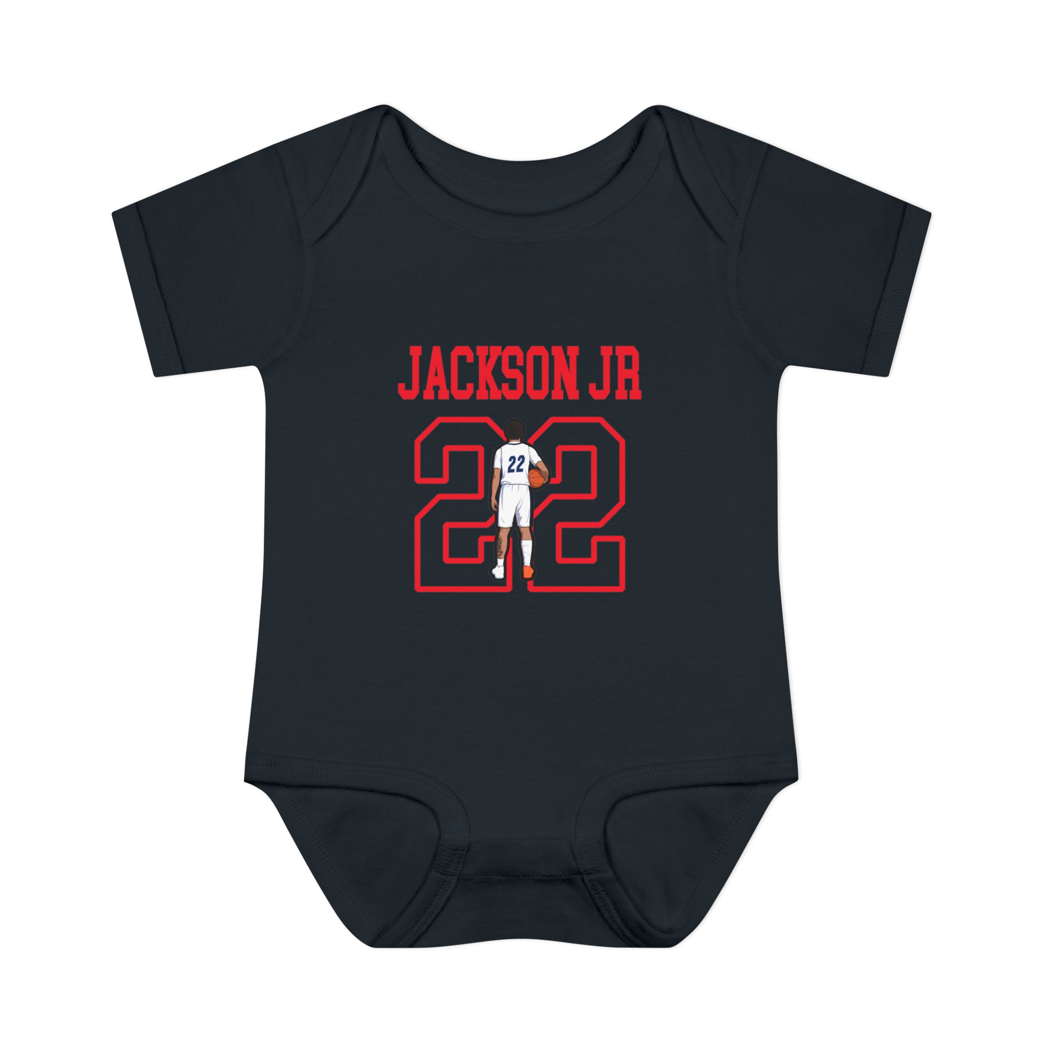 Baby Onesie — character_shirsey in Black