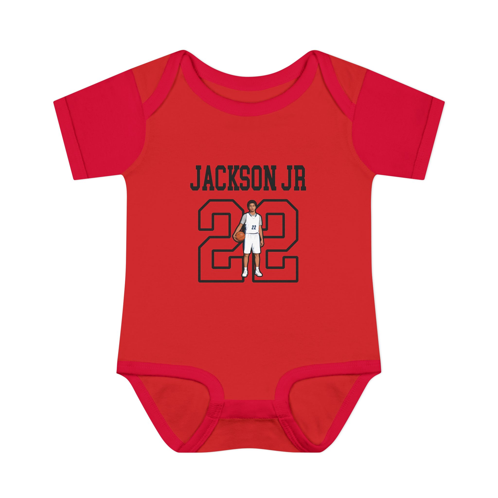 Baby Onesie — character_shirsey in Red