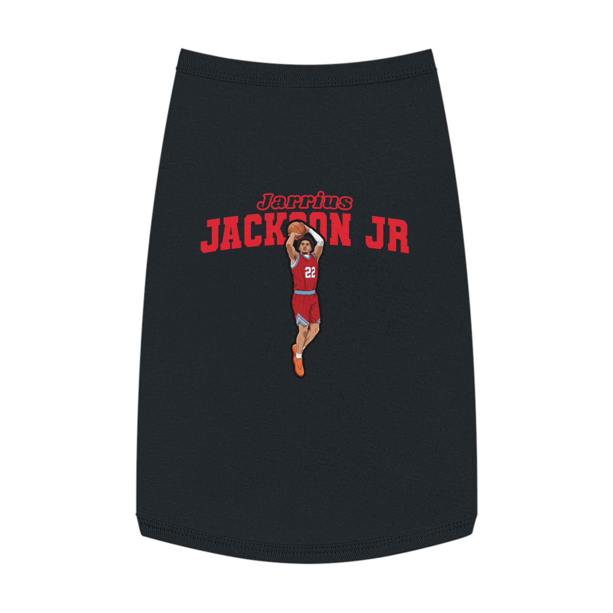 Pet Tank Top — character_name_arch in White