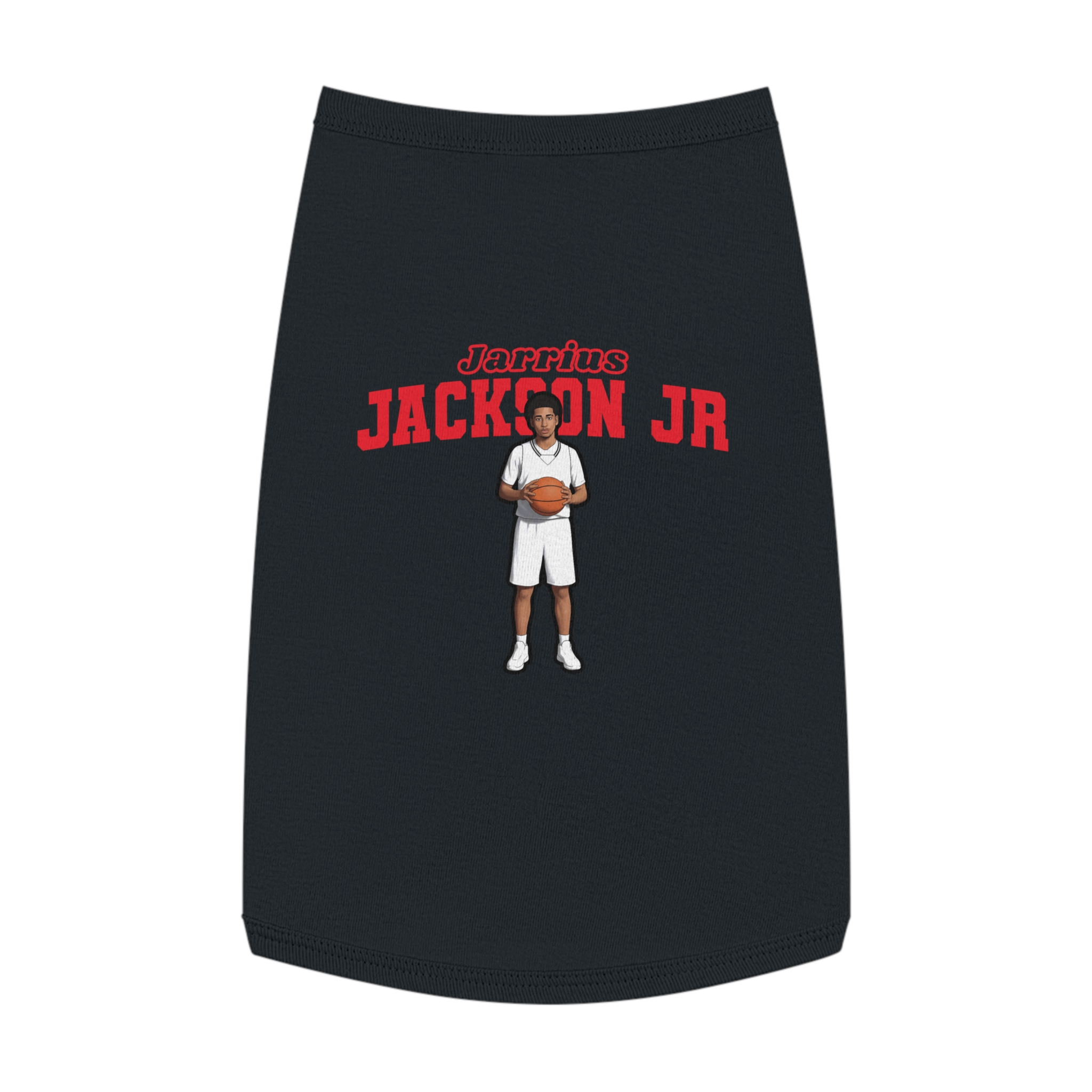 Pet Tank Top — character_name_arch in White