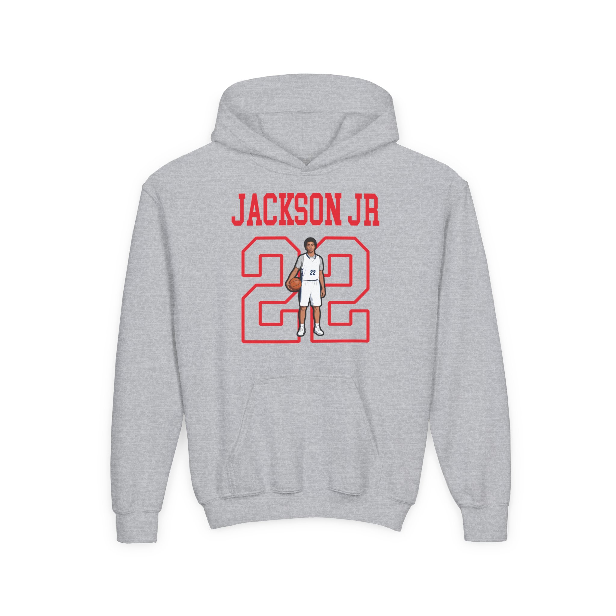 Youth Hoodie — character_shirsey in Grey