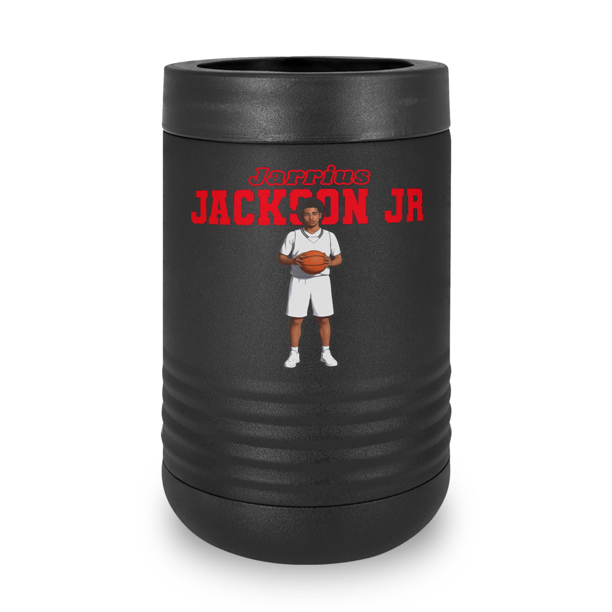 Stainless Can Cooler — character_name_arch in Black