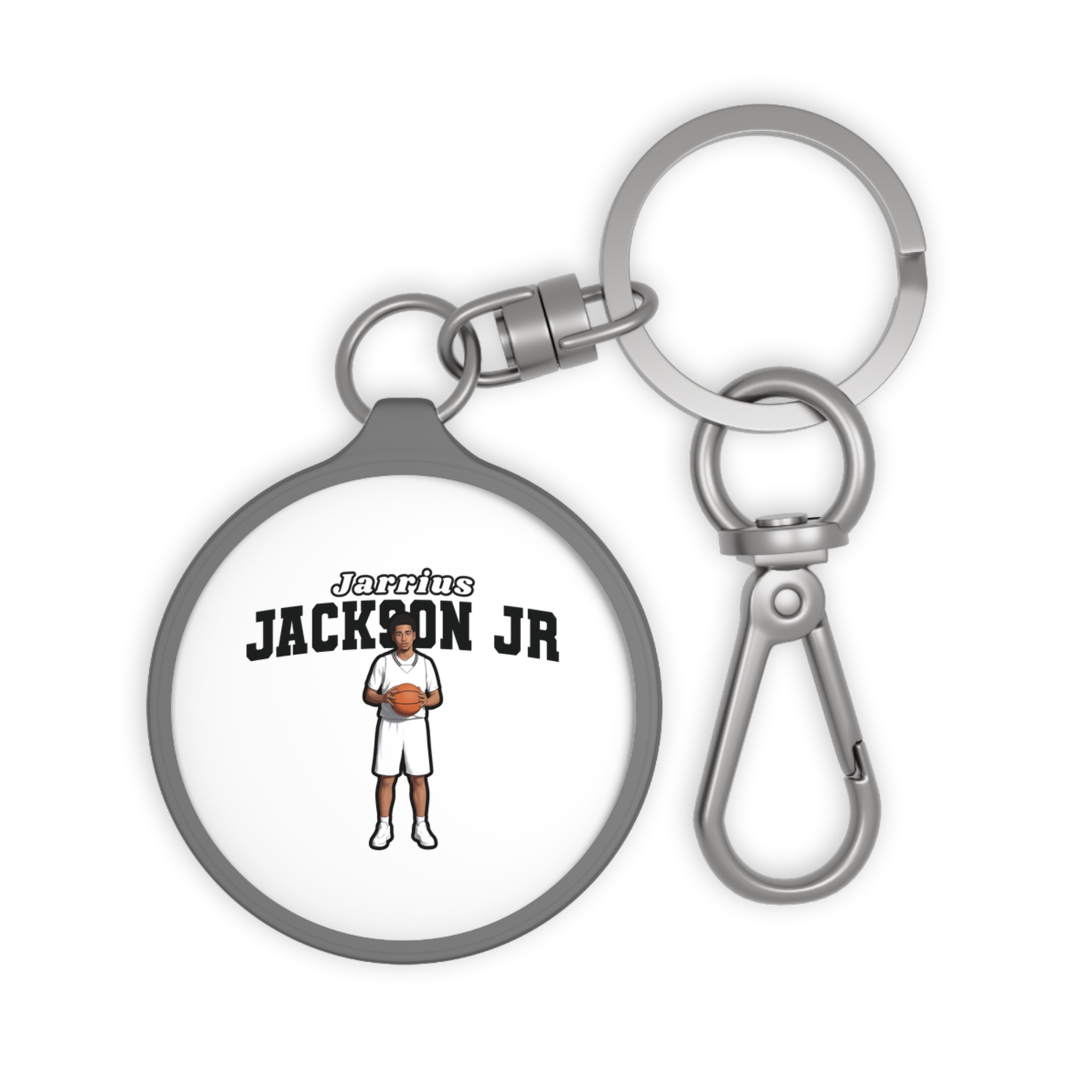 Keychain — character_name_arch in Grey