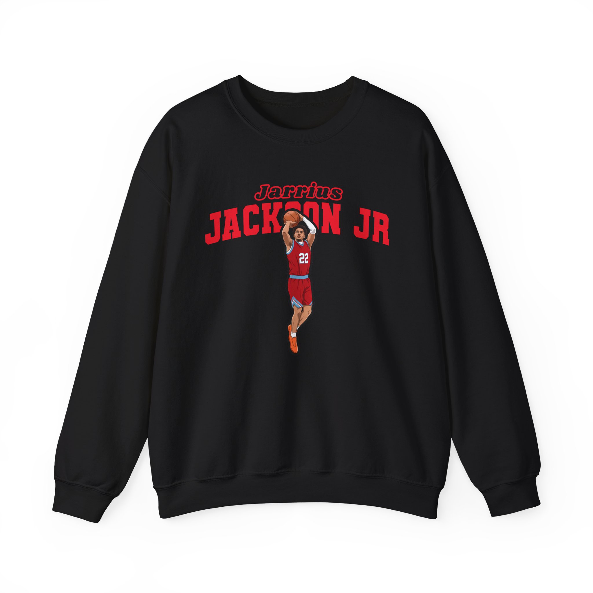 Crewneck Sweatshirt — character_name_arch in Black