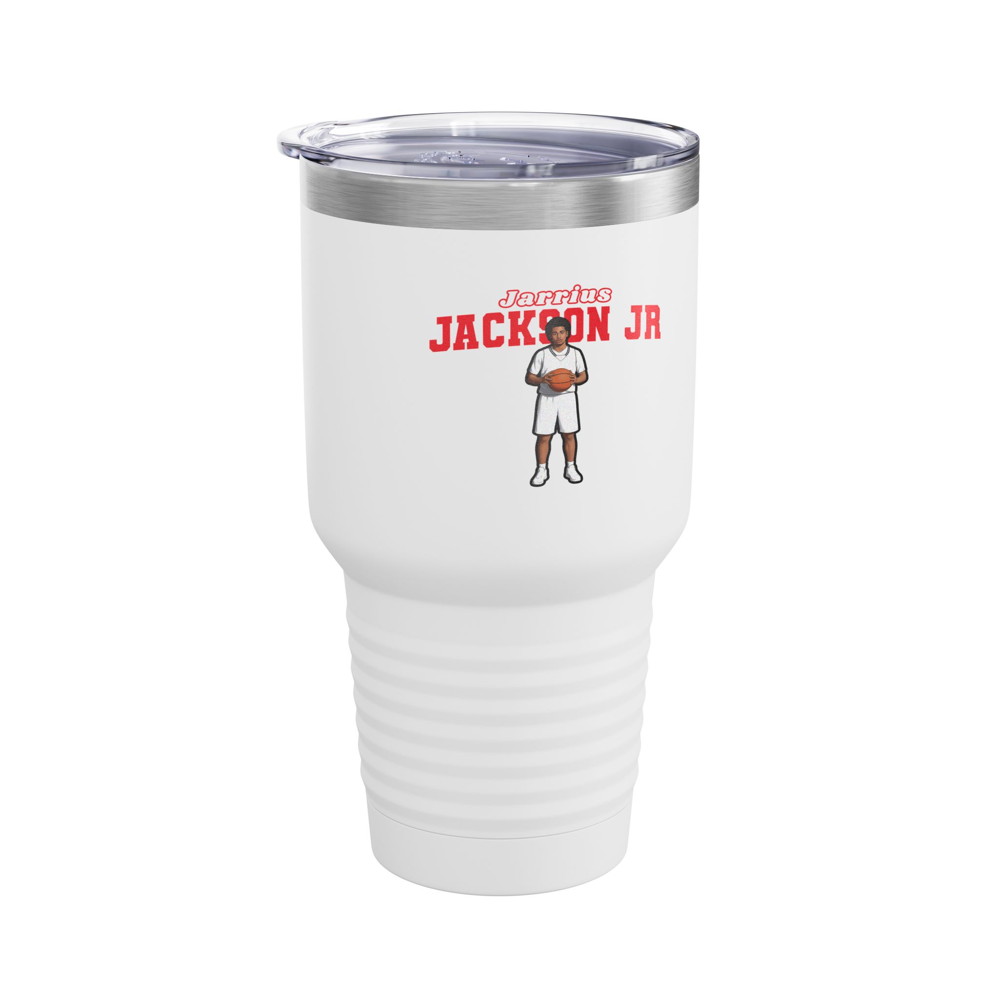 30oz Tumbler — character_name_arch in White