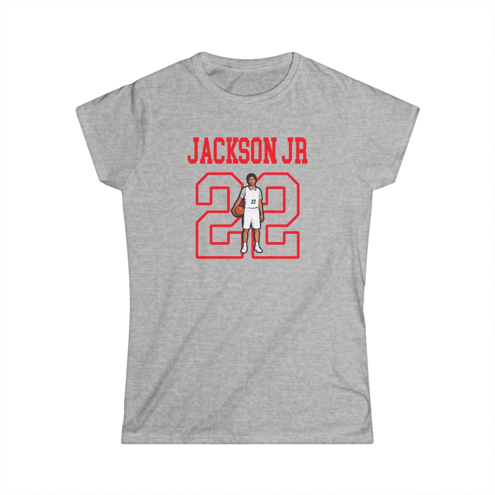 Women's Softstyle Tee — character_shirsey in Grey