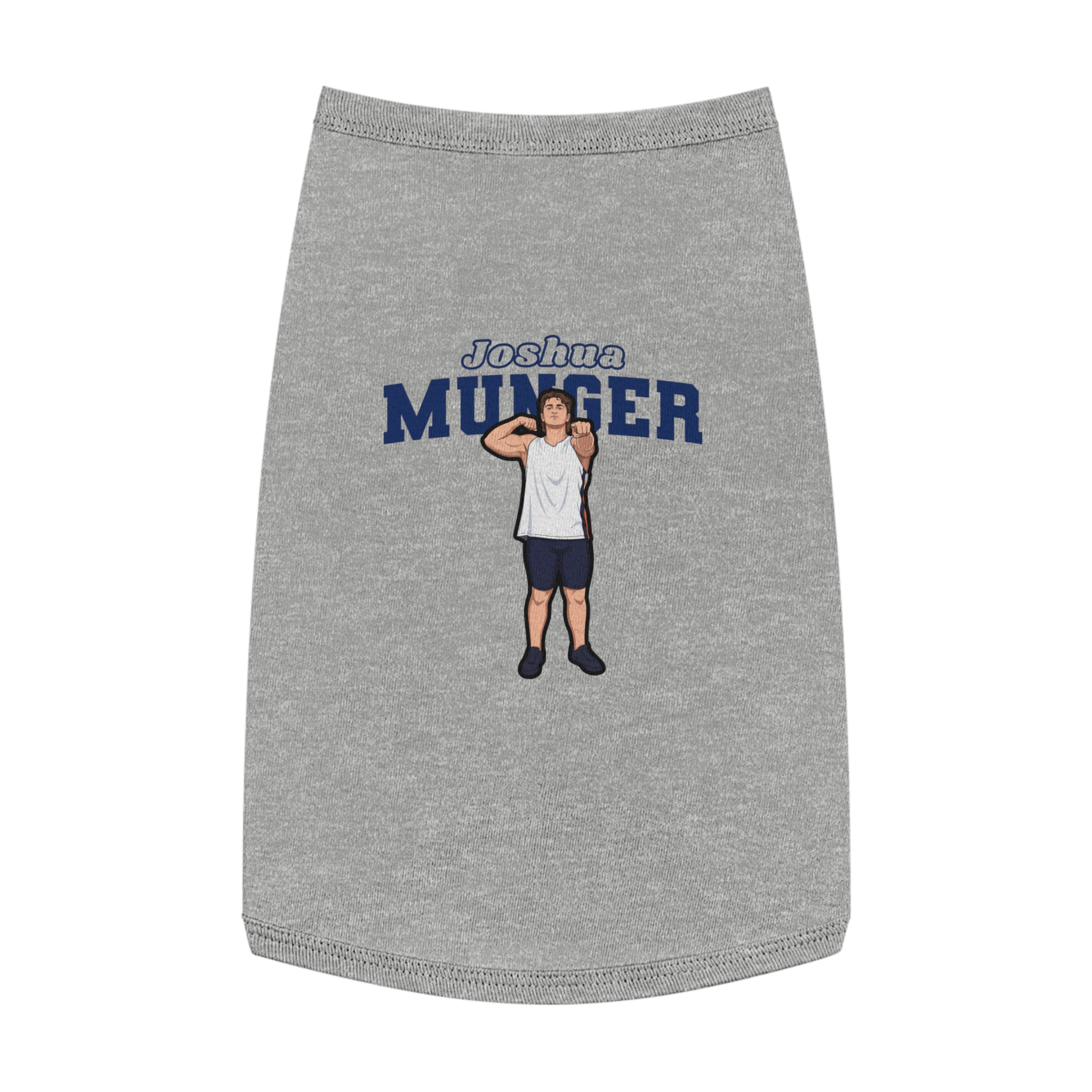 Pet Tank Top — character_name_arch in White