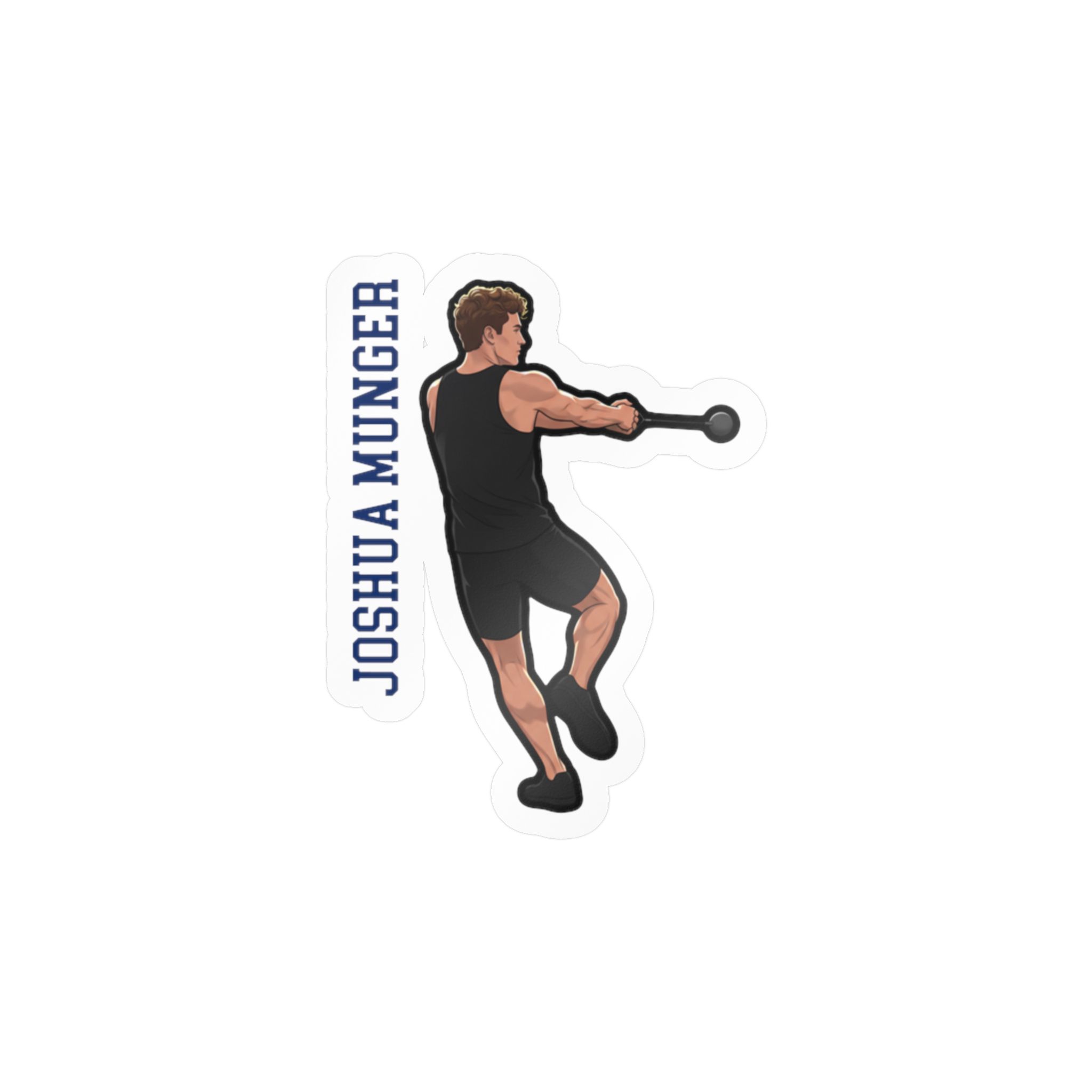 Vinyl Sticker — character_name_vertical in Classic