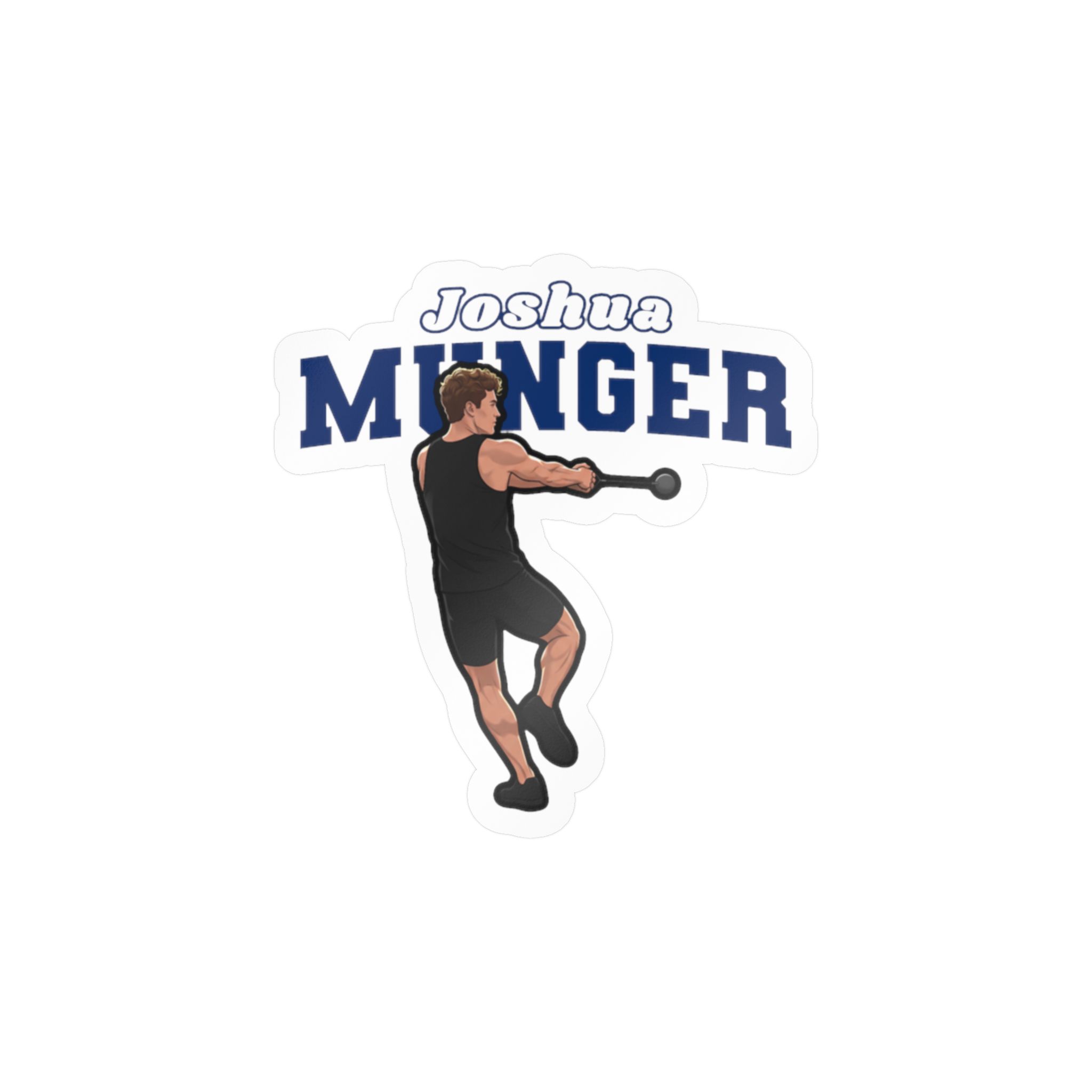 Vinyl Sticker — character_name_arch in Classic