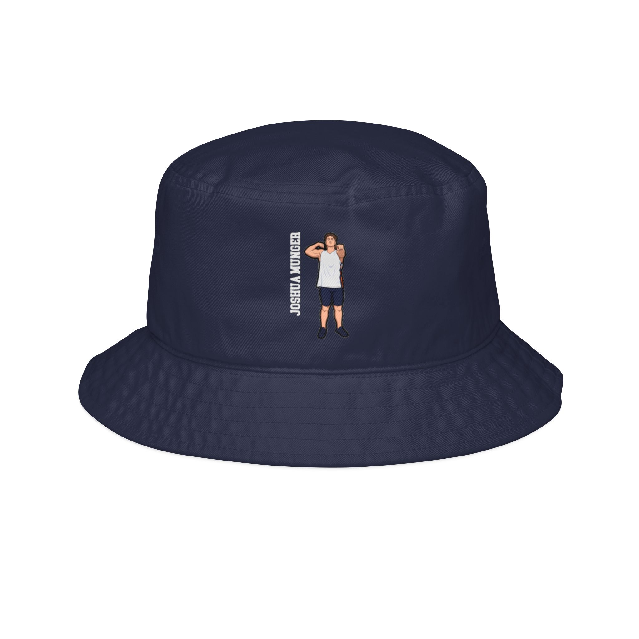 Bucket Hat — character_name_vertical in Navy