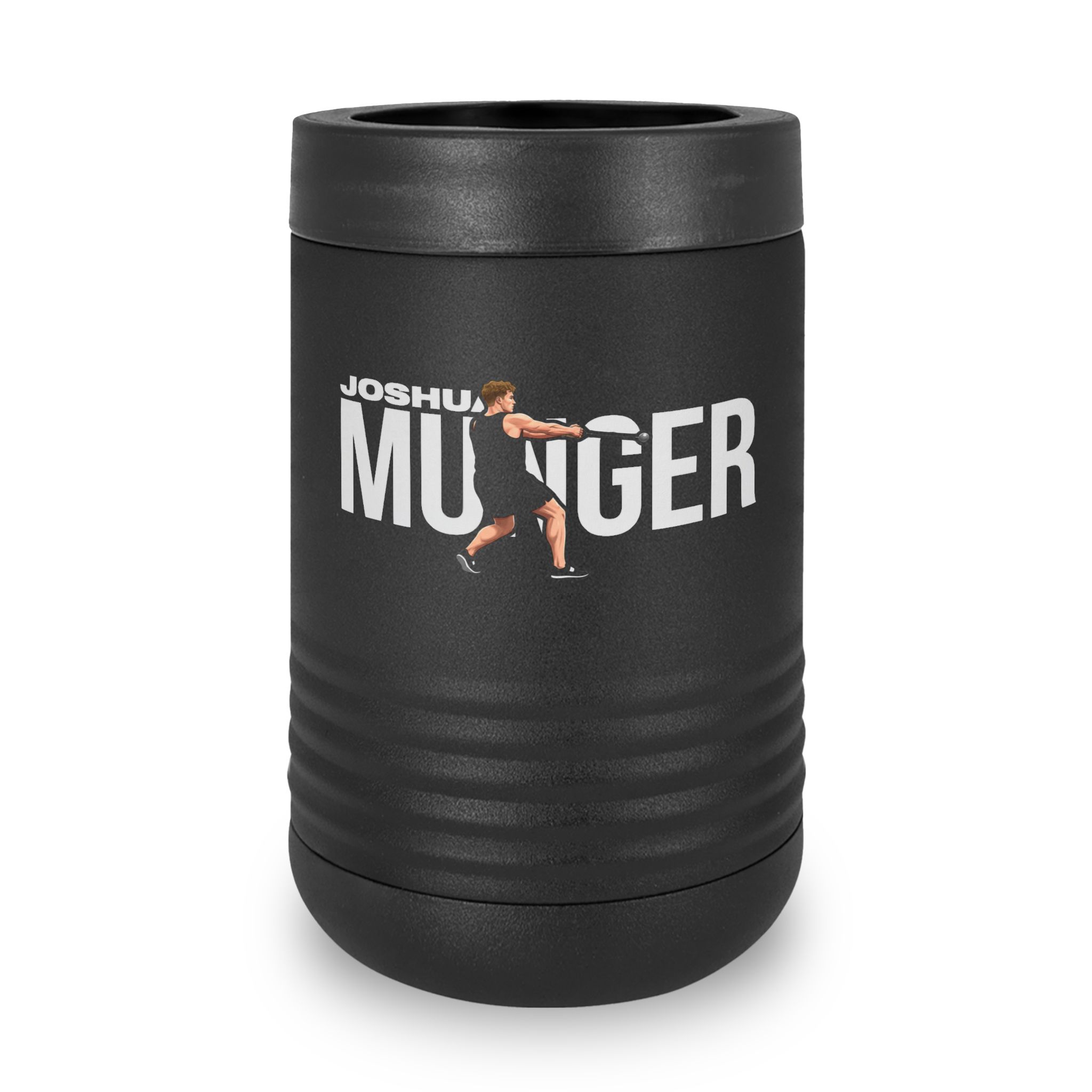 Stainless Can Cooler — character_player_name in Black