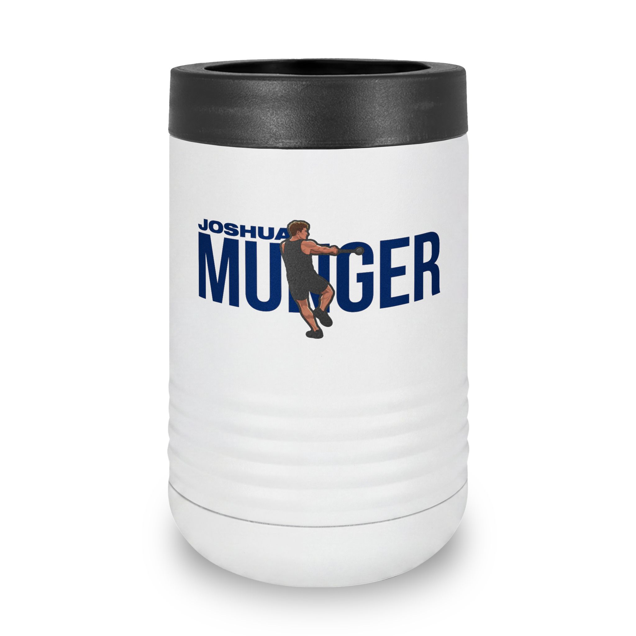 Stainless Can Cooler — character_player_name in White