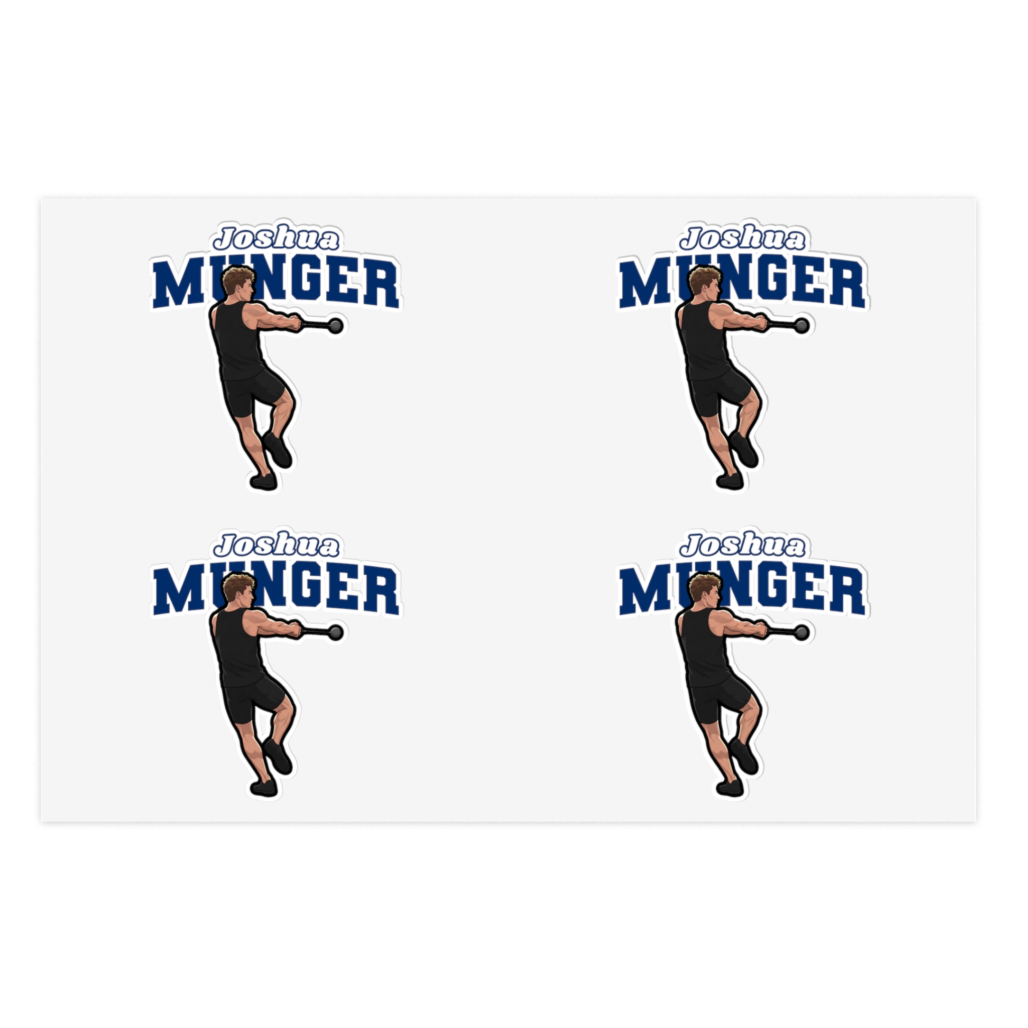 Sticker Sheet — character_name_arch in Classic