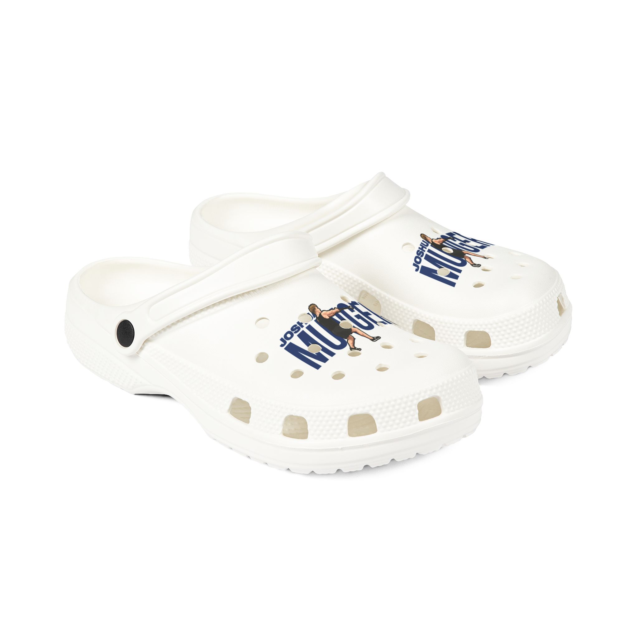 Rubber Clogs — character_player_name in White