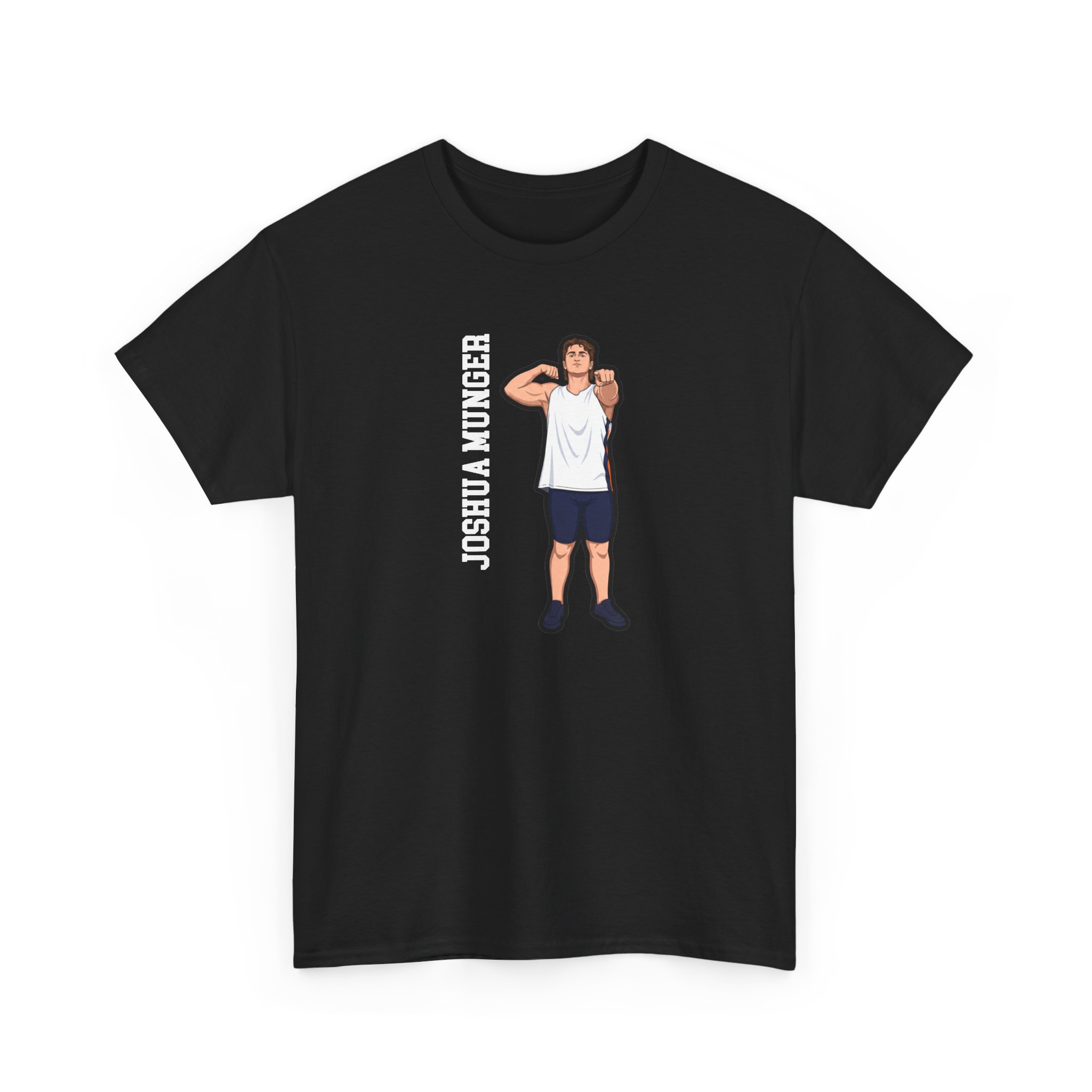 Tee — character_name_vertical in Black