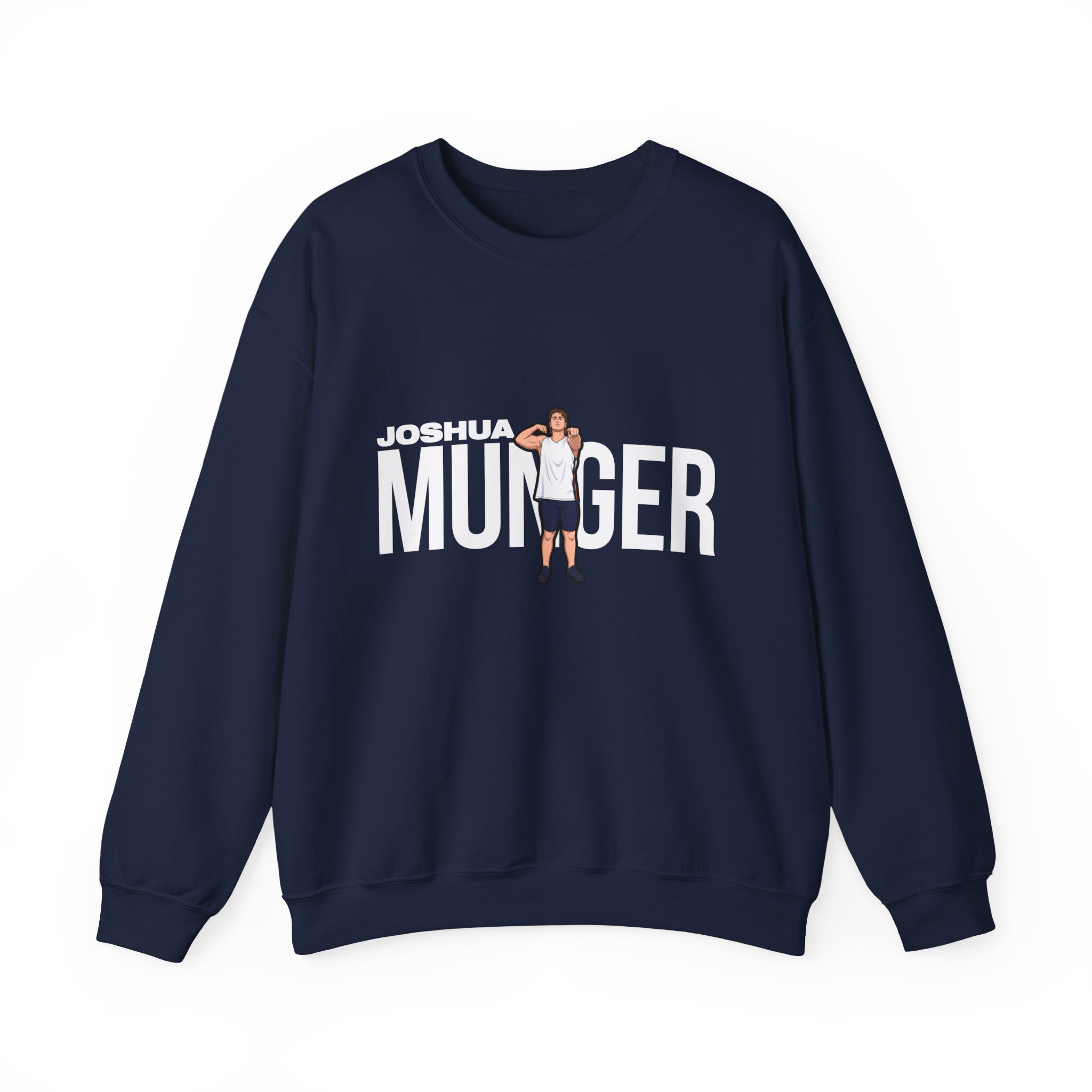 Crewneck Sweatshirt — character_player_name in Navy