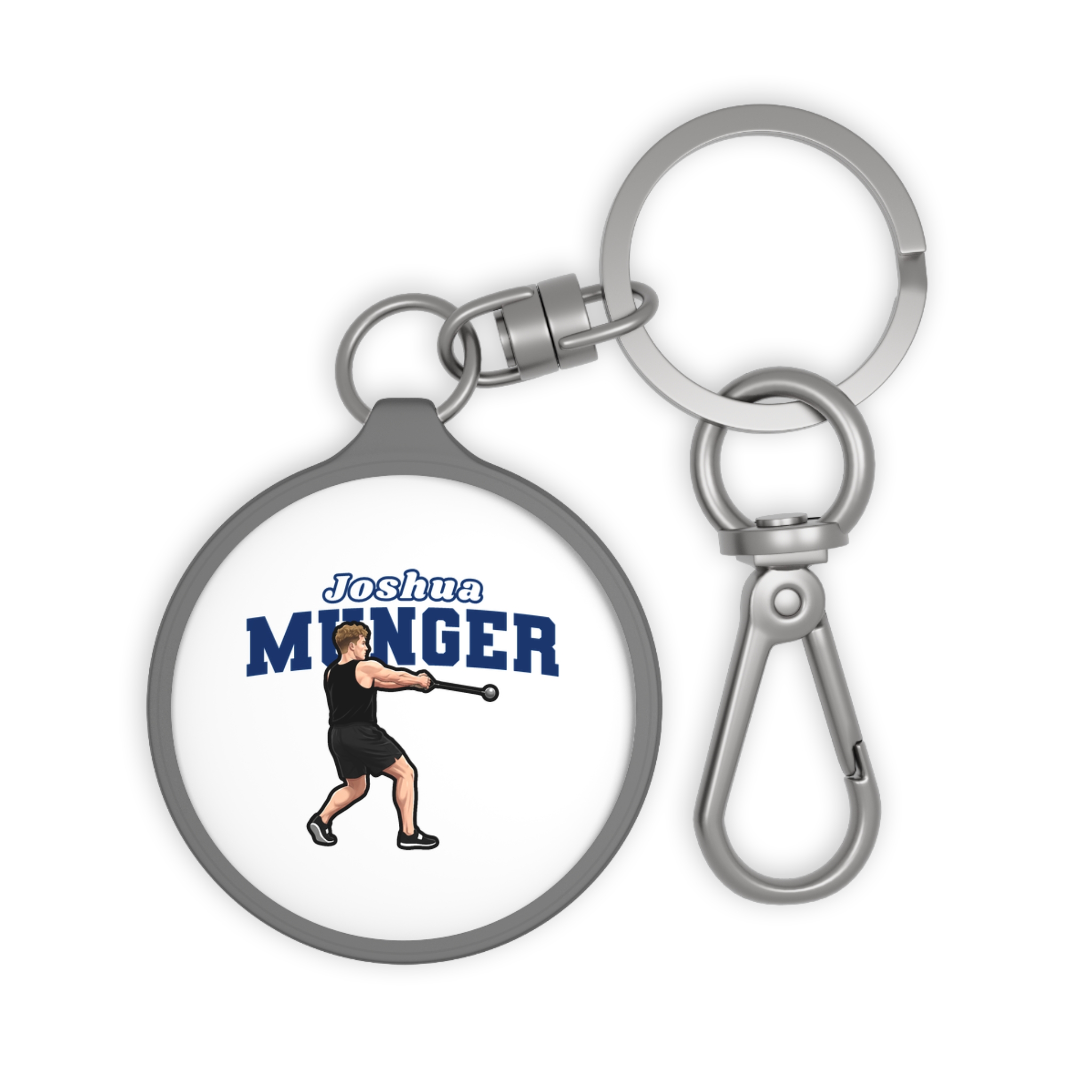 Keychain — character_name_arch in Grey