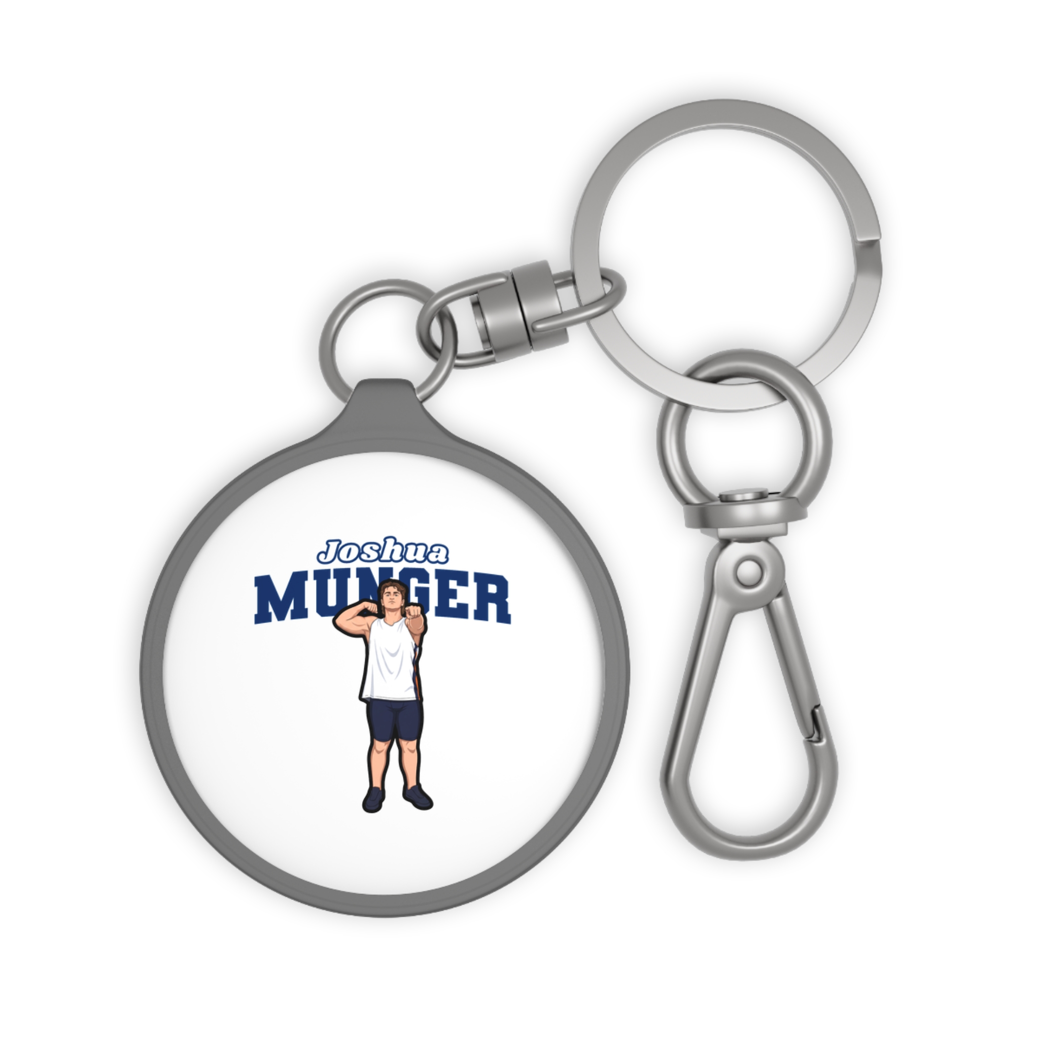 Keychain — character_name_arch in Grey