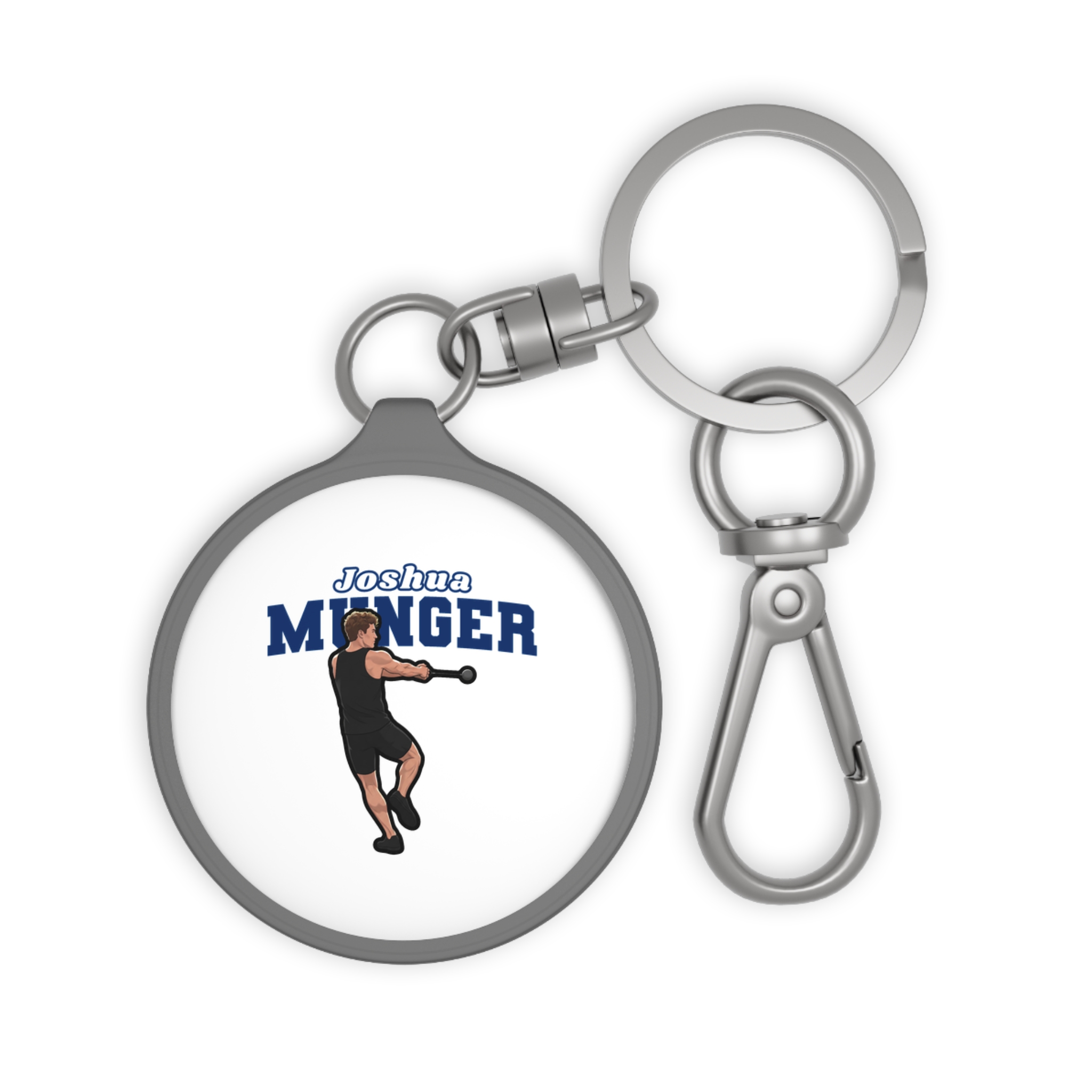 Keychain — character_name_arch in Grey