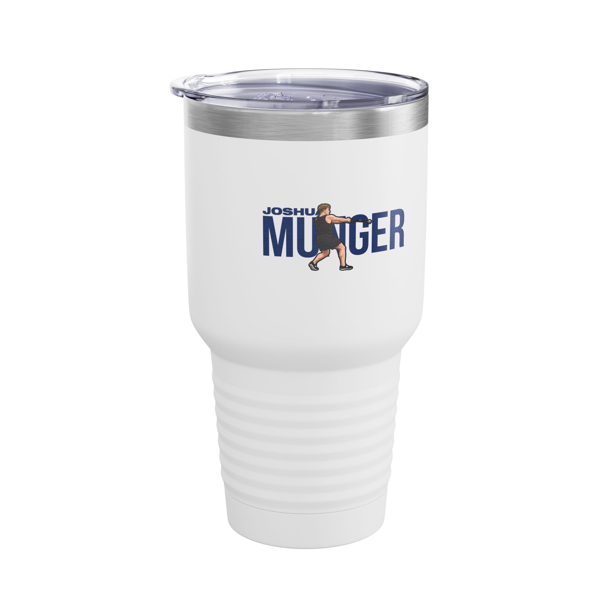 30oz Tumbler — character_player_name in White