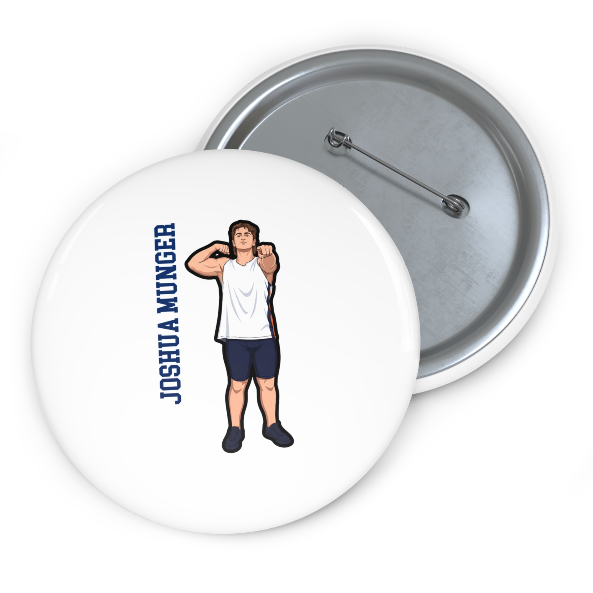 Game Day Pin — character_name_vertical in Classic