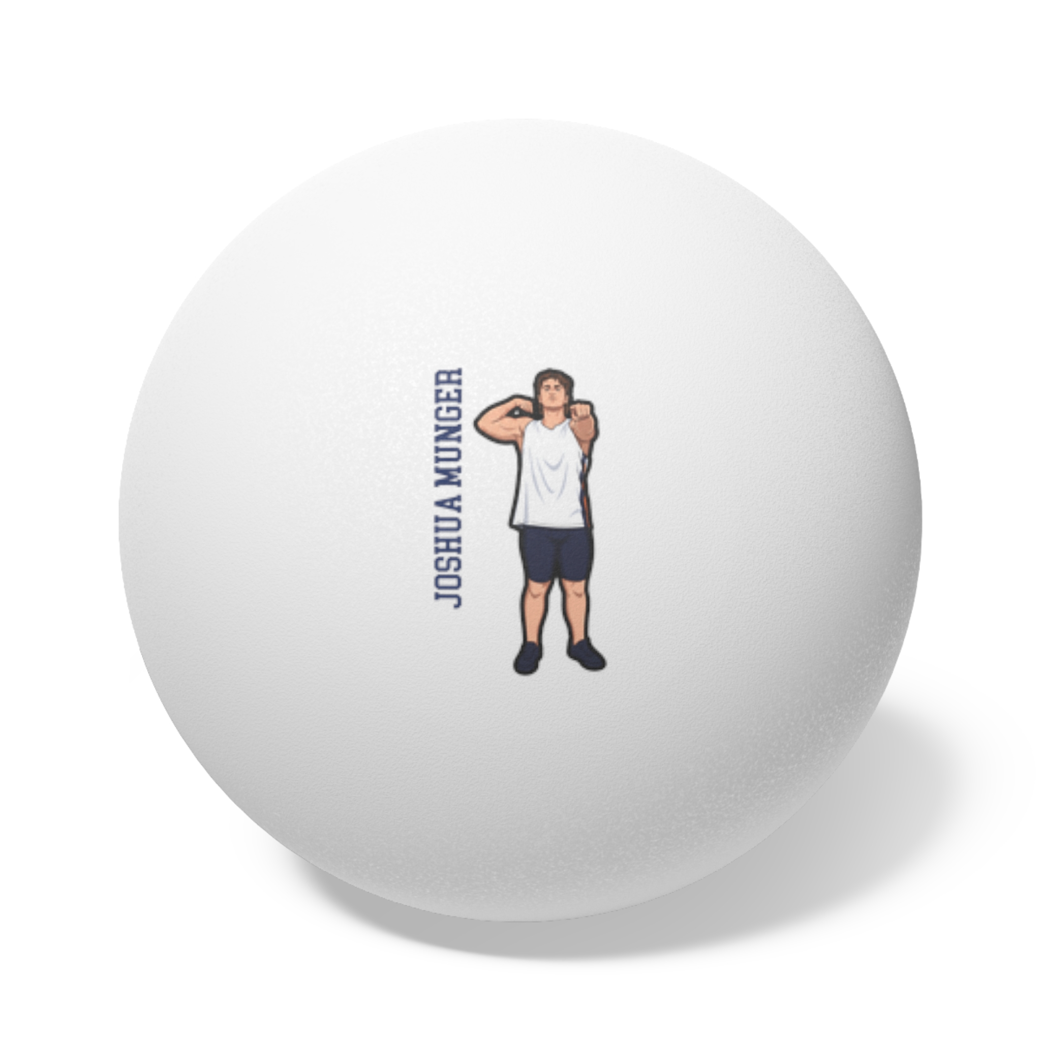 Ping Pong Balls, 6 pcs — character_name_vertical in White
