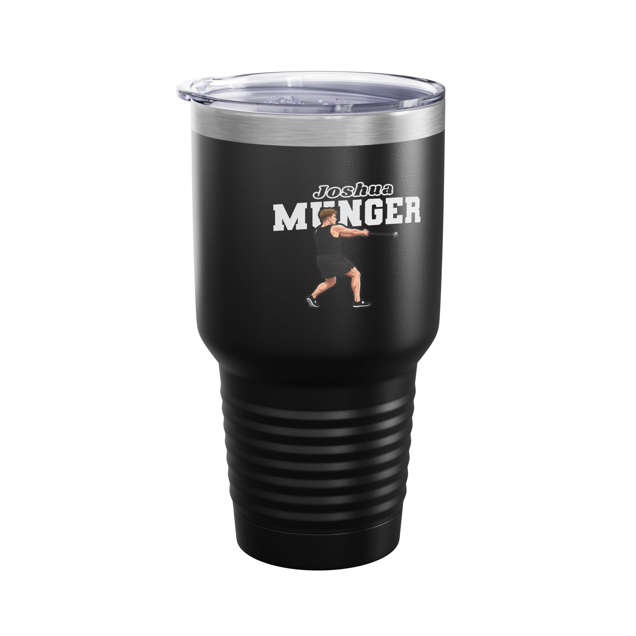 30oz Tumbler — character_name_arch in Black