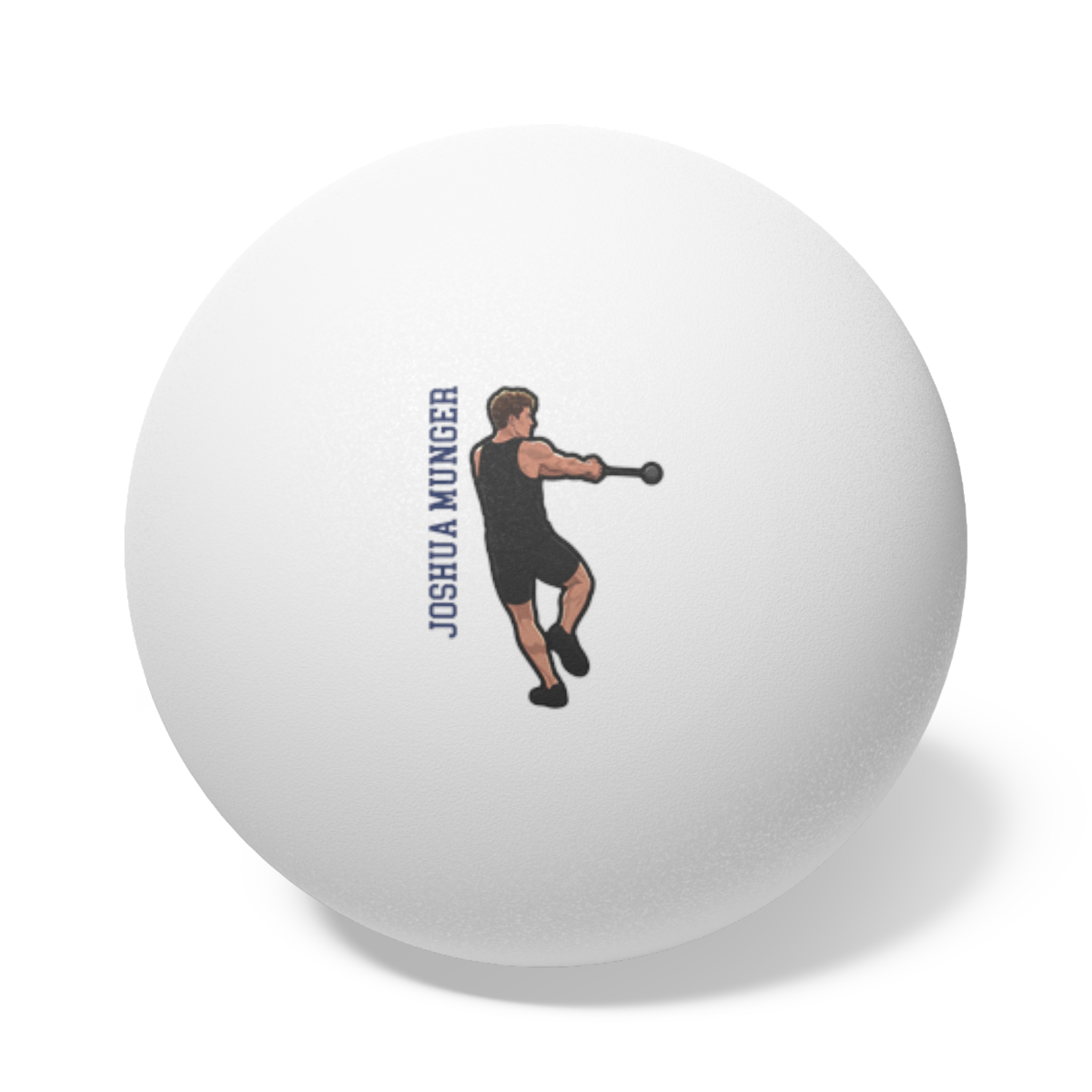 Ping Pong Balls, 6 pcs — character_name_vertical in White