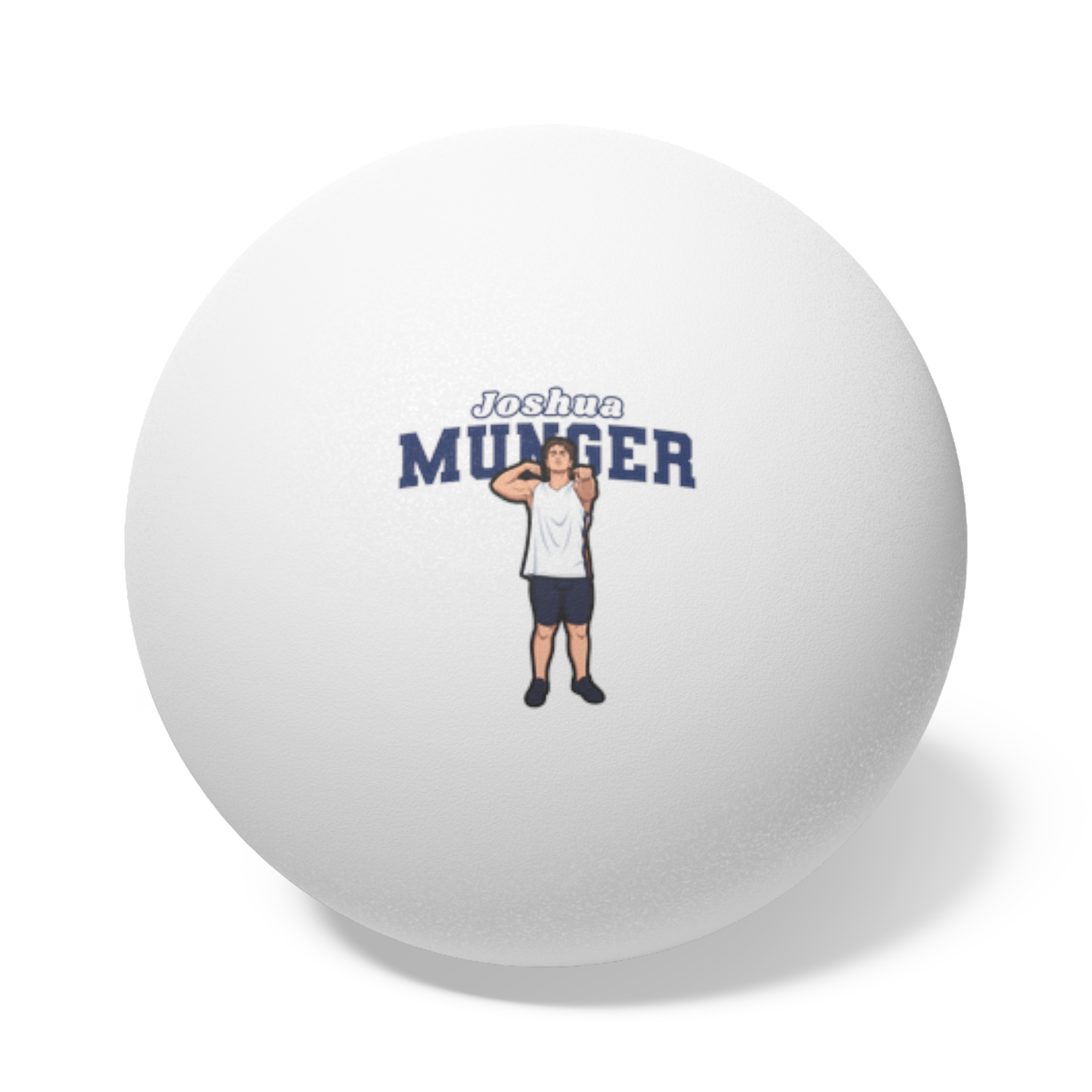 Ping Pong Balls, 6 pcs — character_name_arch in White