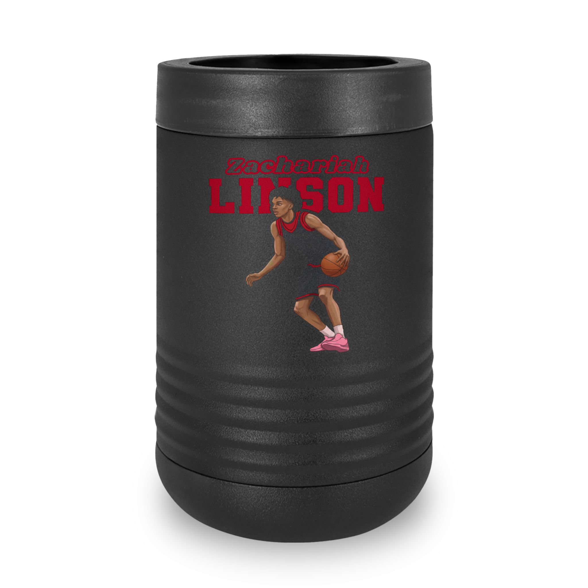 Stainless Can Cooler — character_name_arch in Black