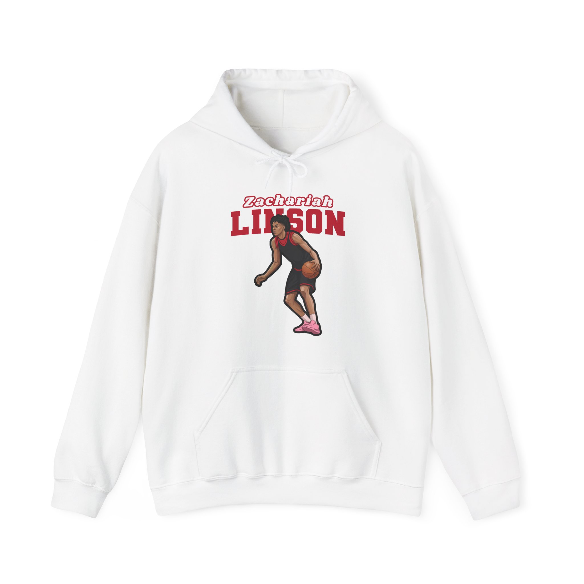 Hoodie — character_name_arch in White