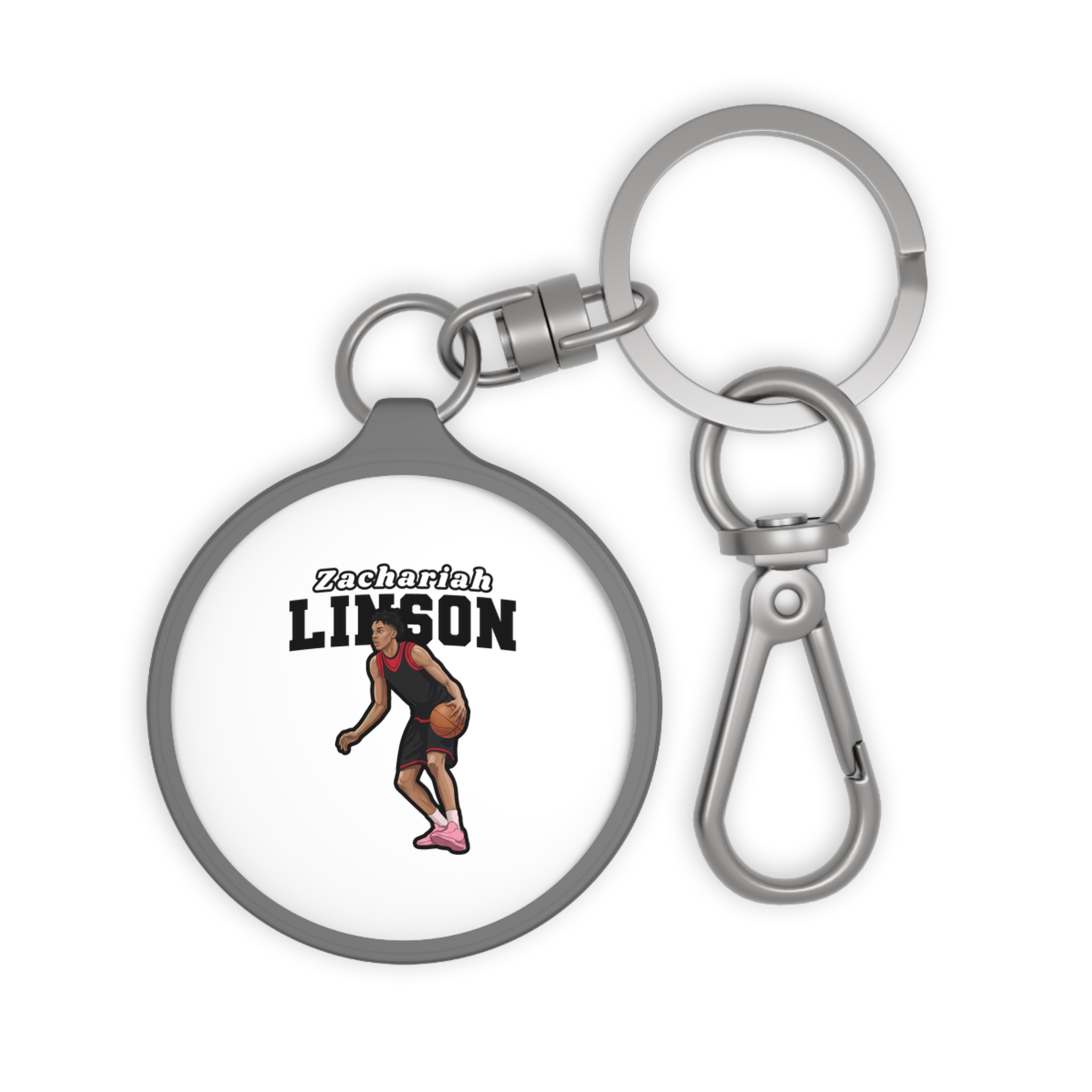 Keychain — character_name_arch in Grey