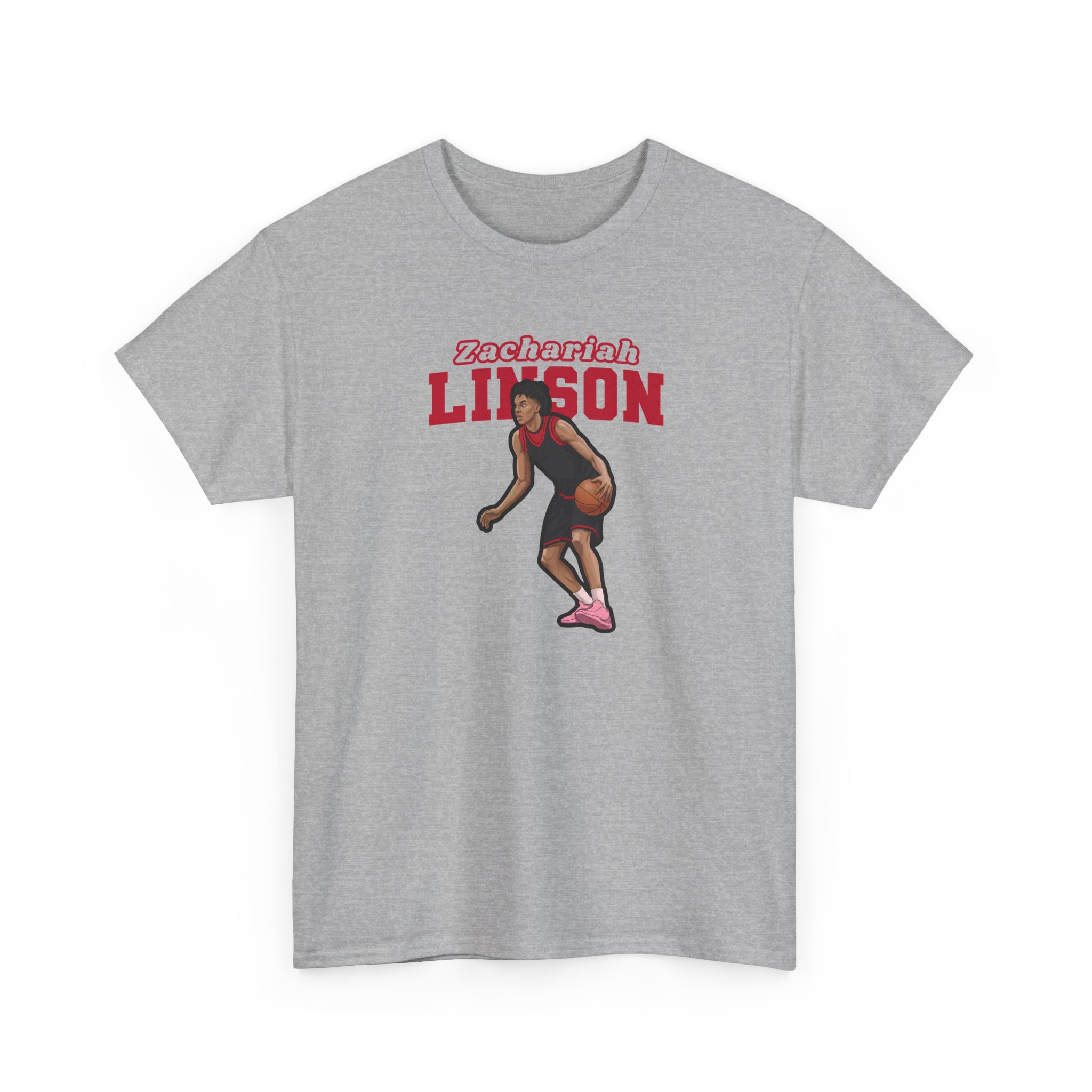 Tee — character_name_arch in Grey