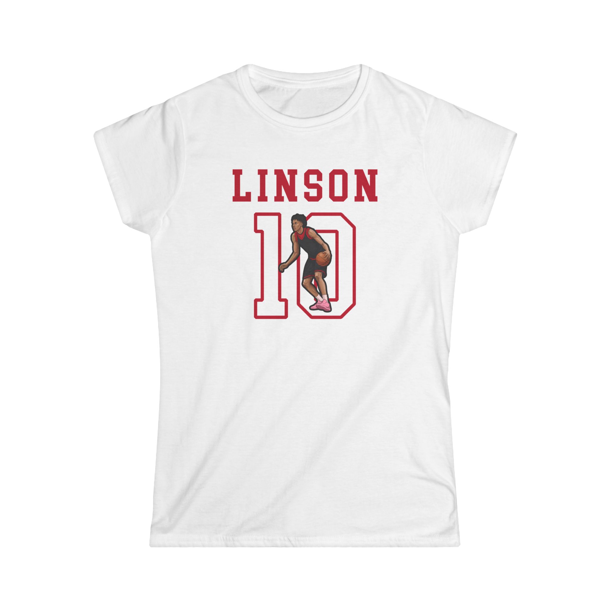 Women's Softstyle Tee — character_shirsey in White
