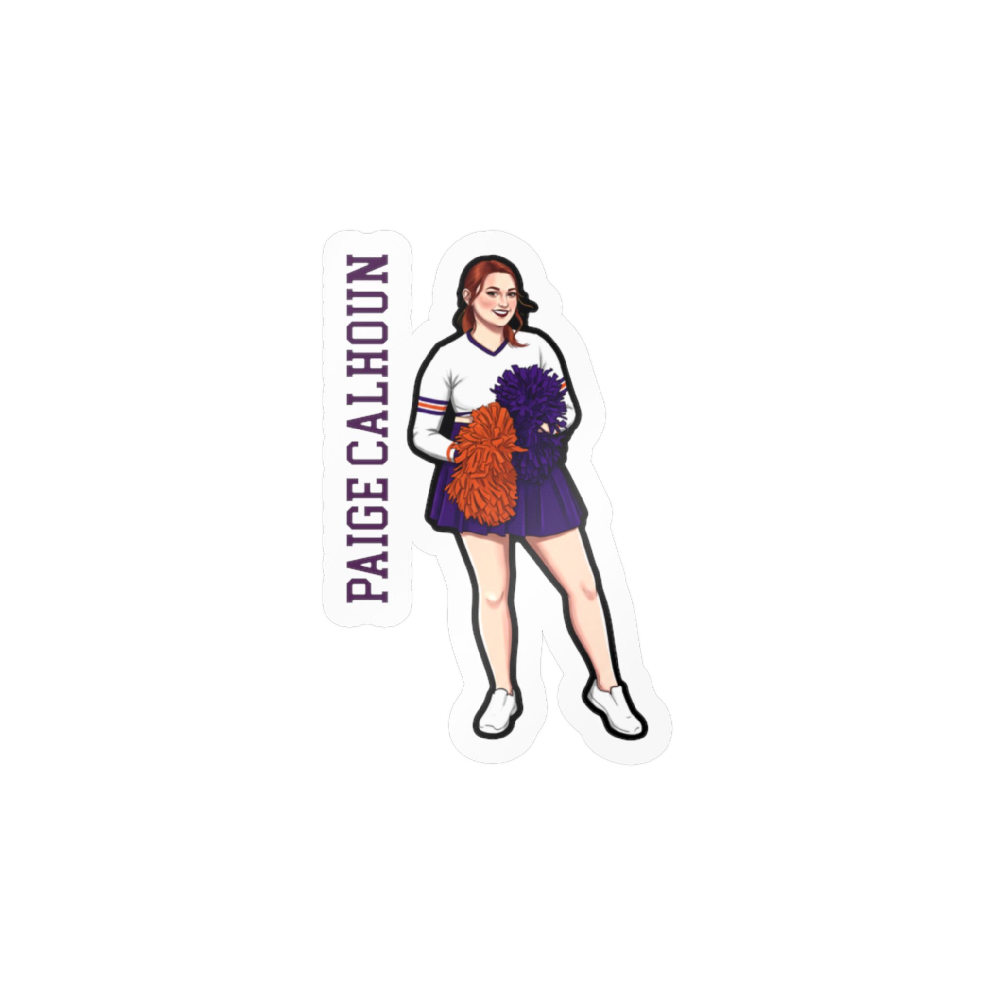 Vinyl Sticker — character_name_vertical in Classic