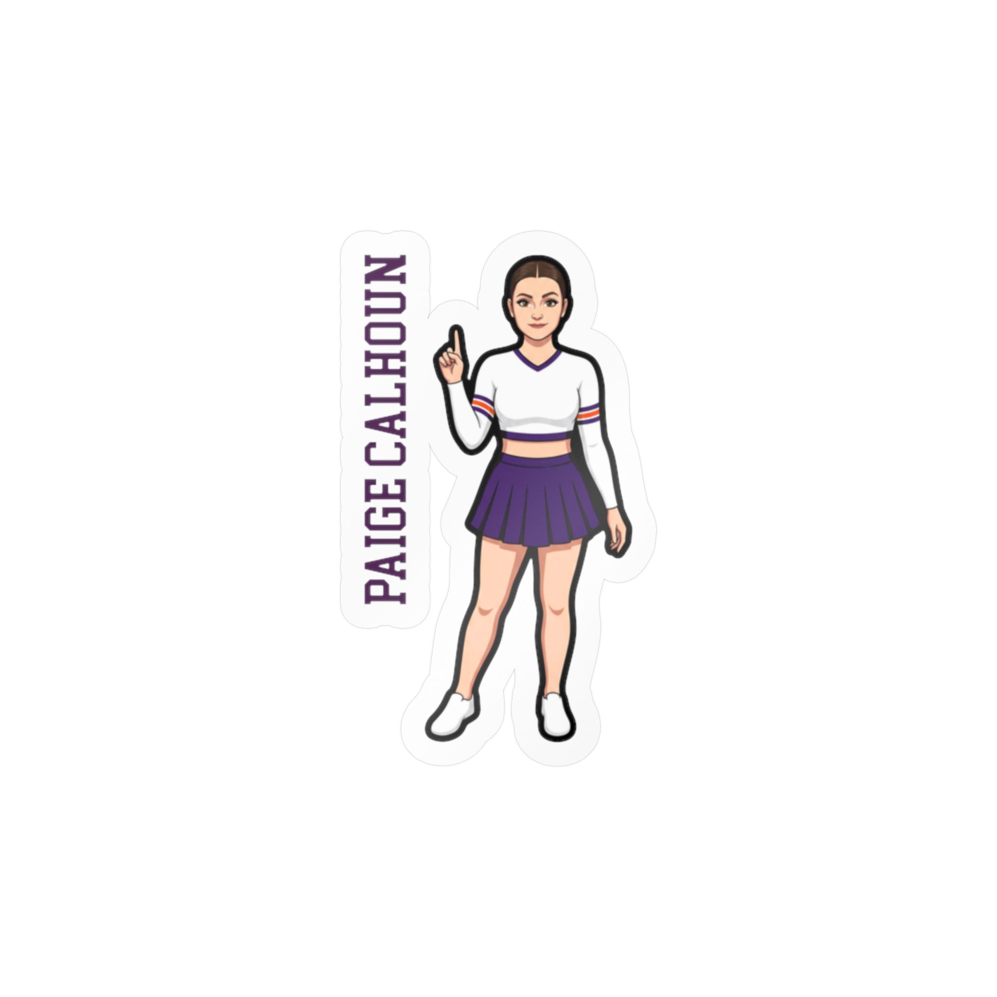 Vinyl Sticker — character_name_vertical in Classic
