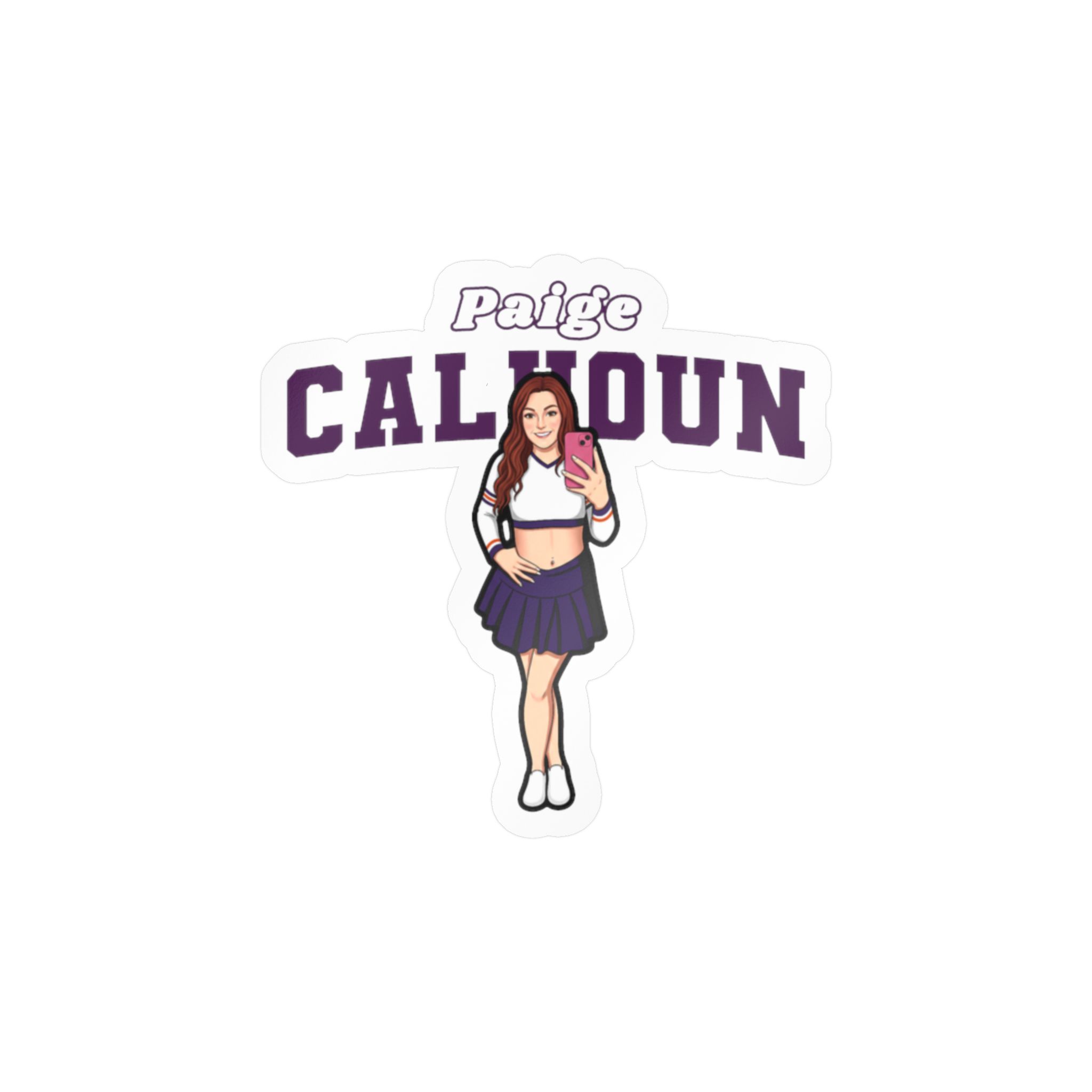 Vinyl Sticker — character_name_arch in Classic