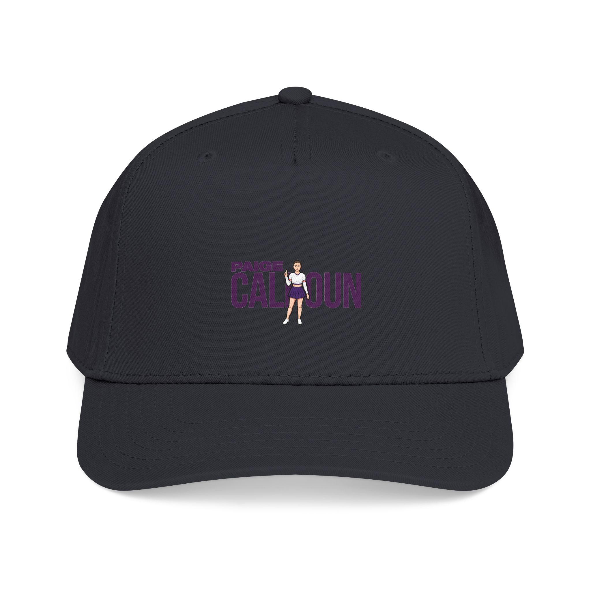 Baseball Cap — character_player_name in Black
