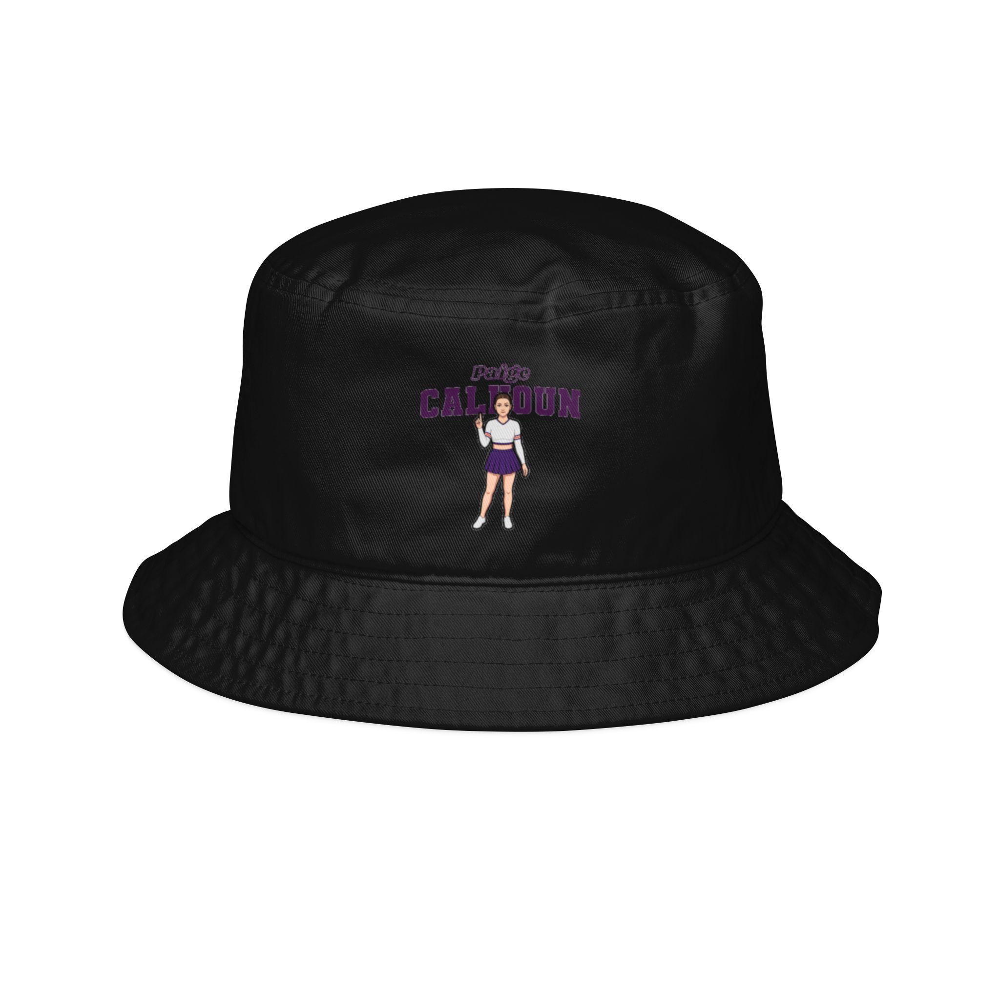 Bucket Hat — character_name_arch in Black
